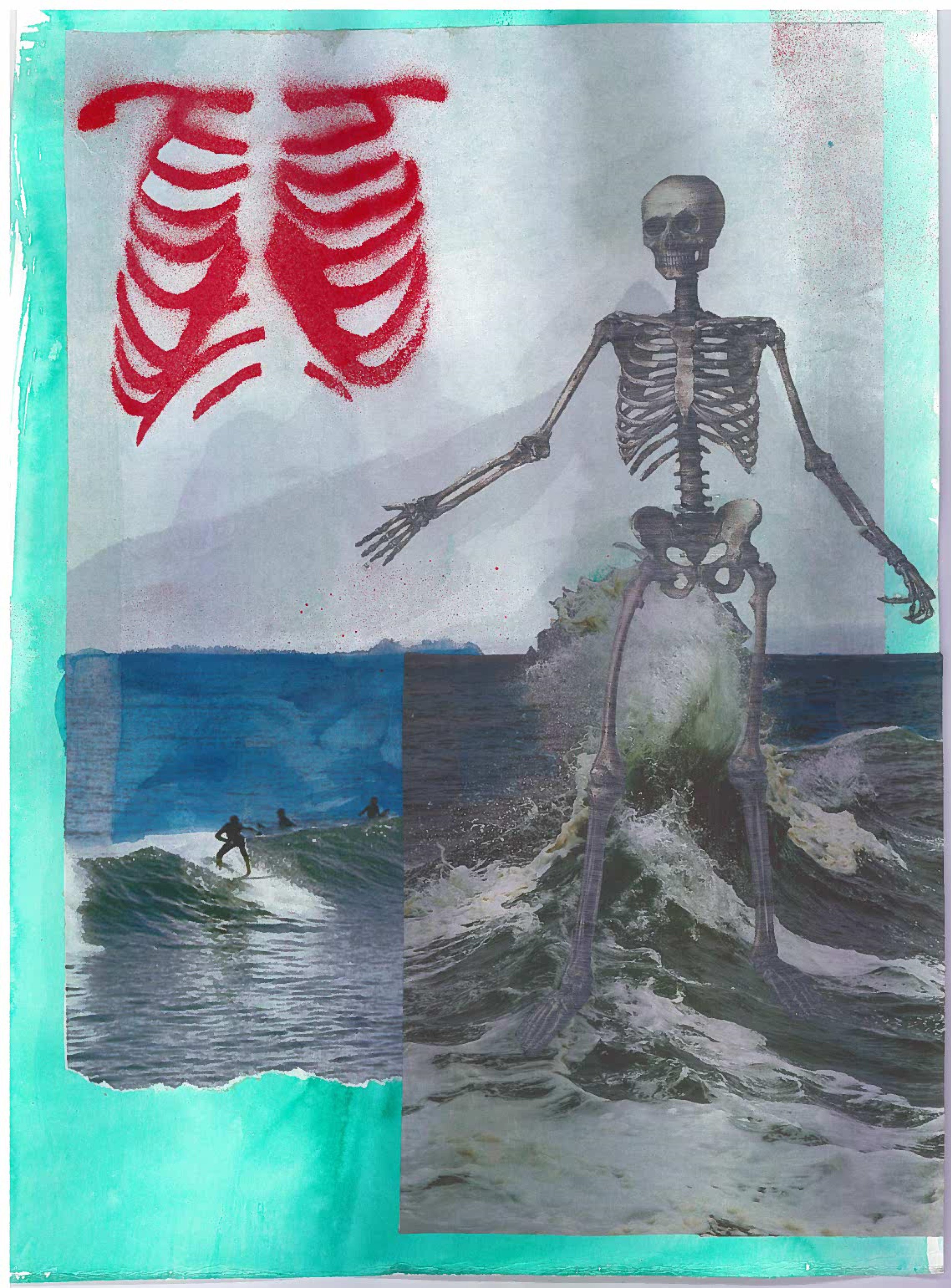 Surfing Skeleton