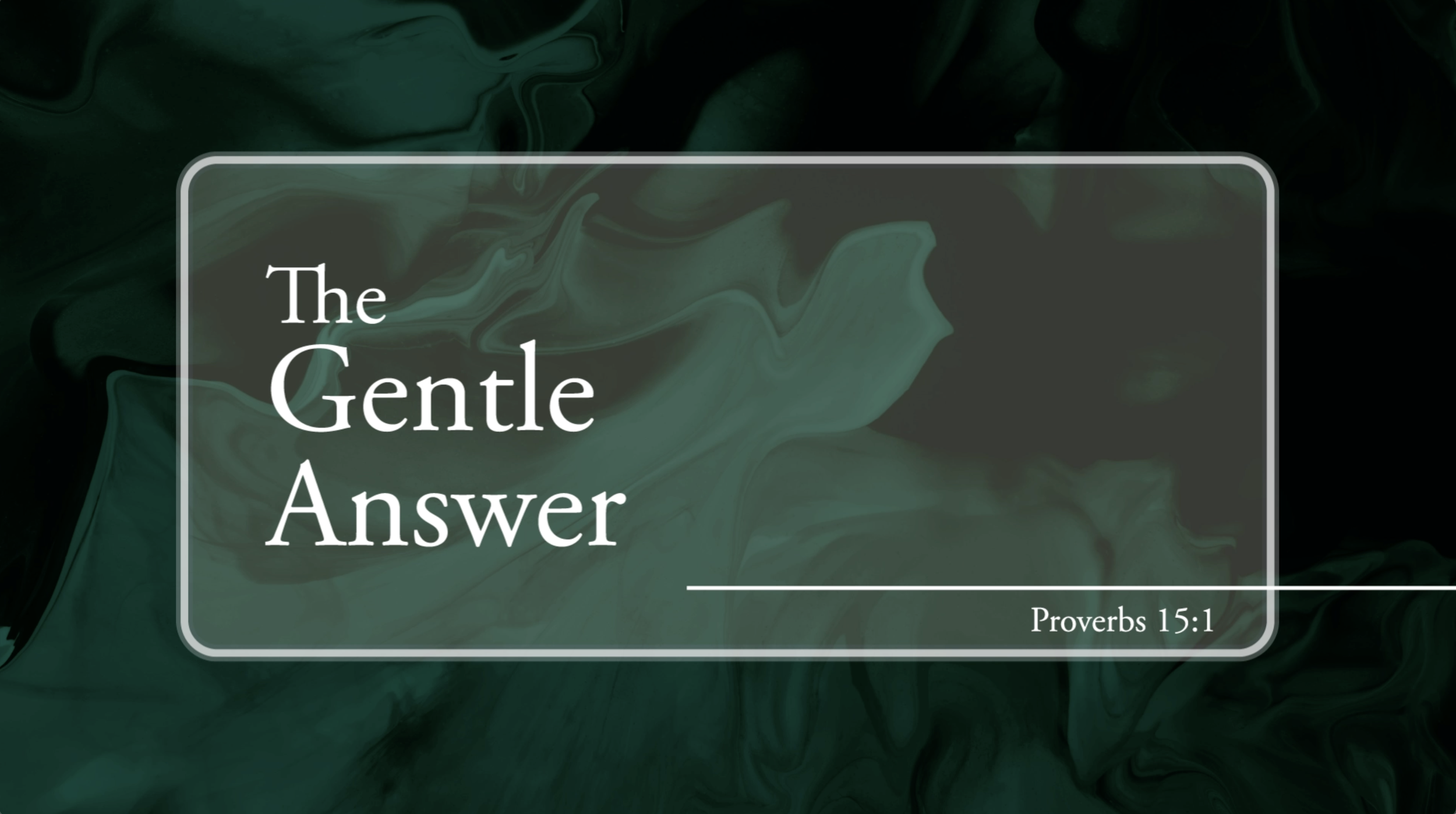 The Gentle Answer | Luke 19:1-10 | Pastor Jerome Sack