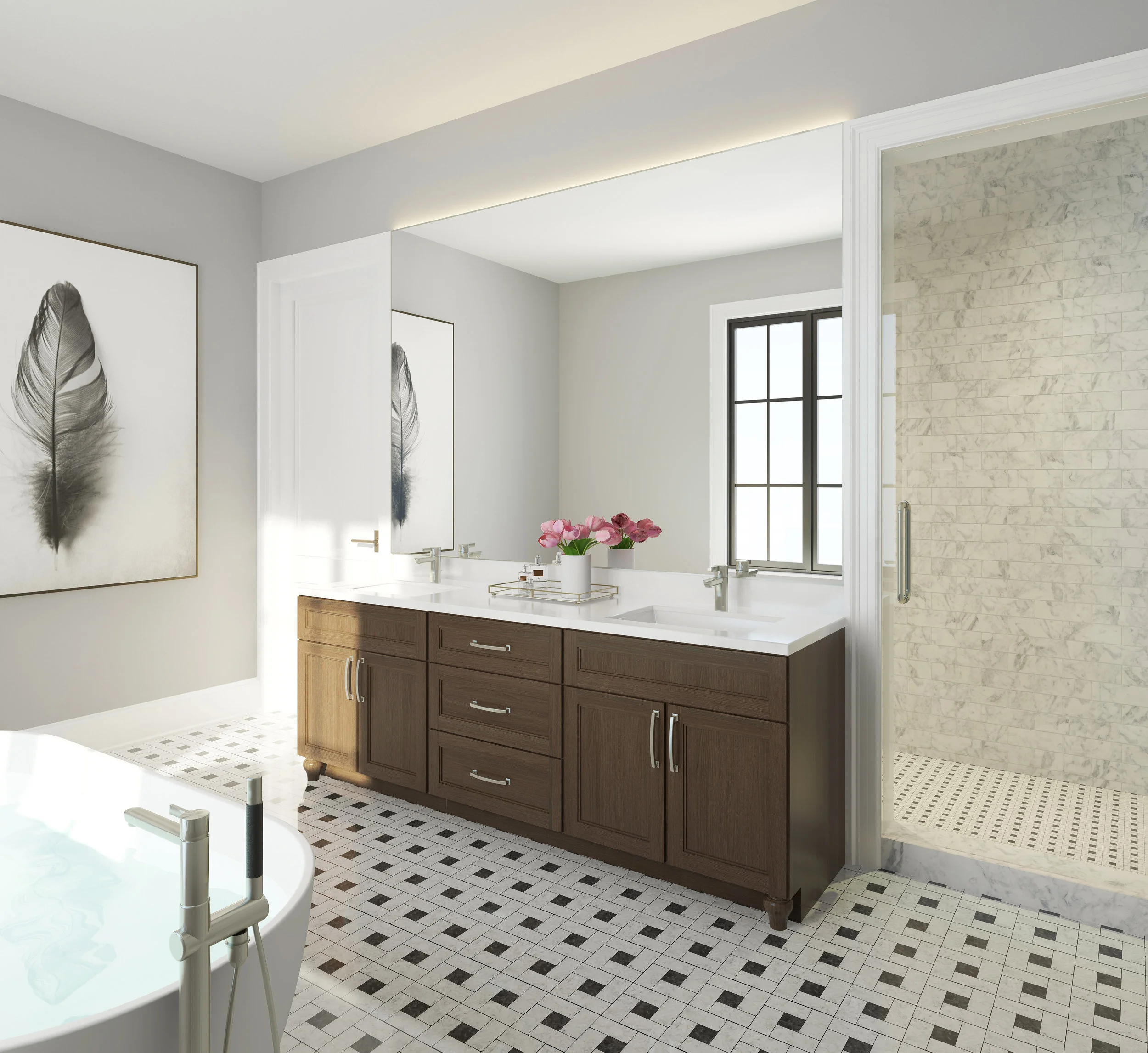 Master Bathroom - Unit 2E, 3E, 4E