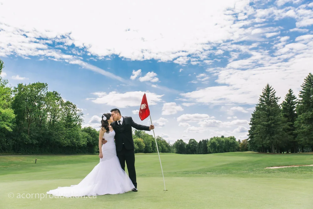 A summer wedding at the King valley golf club