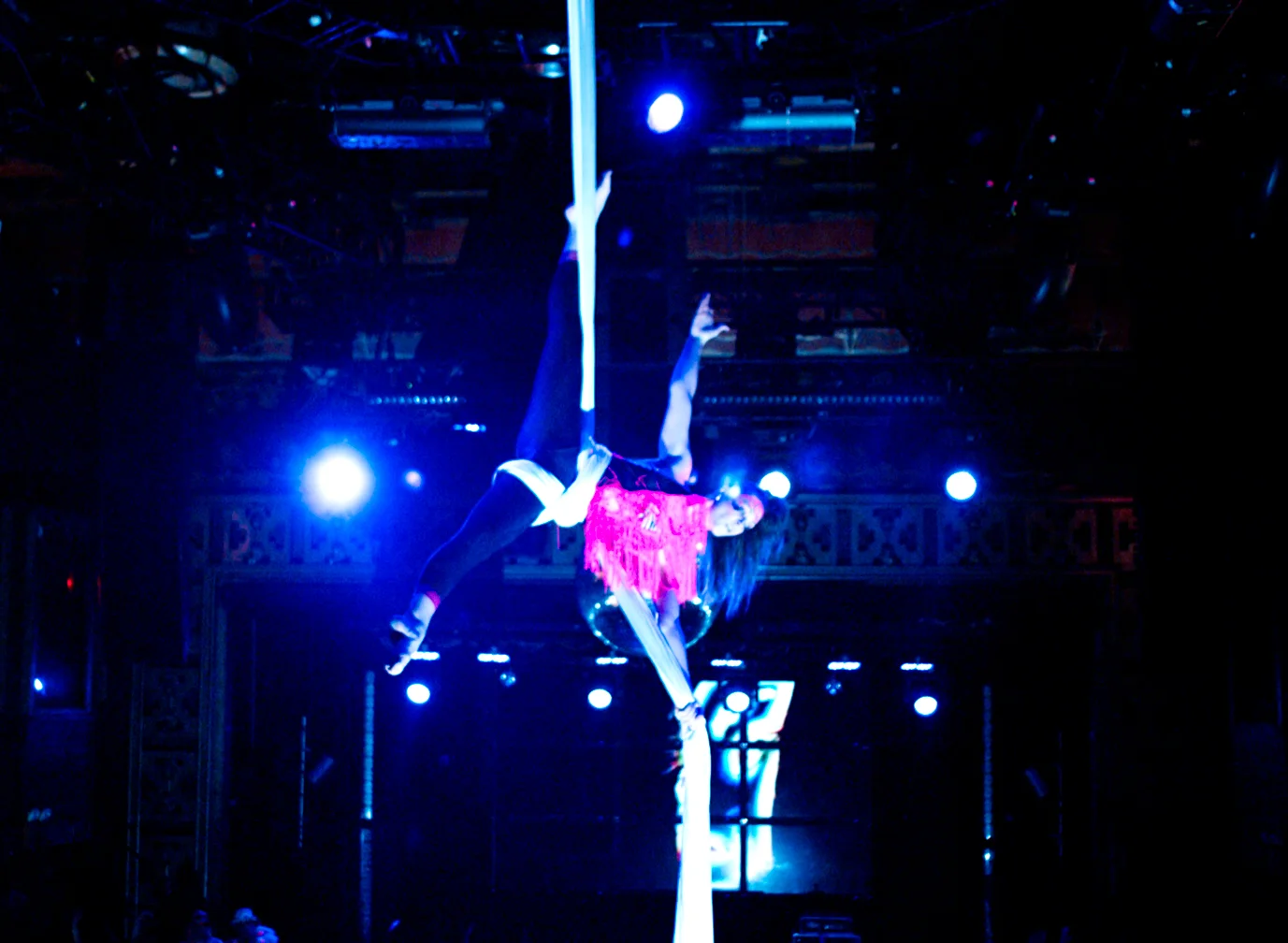 Aerial Silks Webster Hall Photo by Andrew Foster