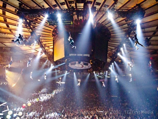 Aerial Harness Phish at Madison Square Garden