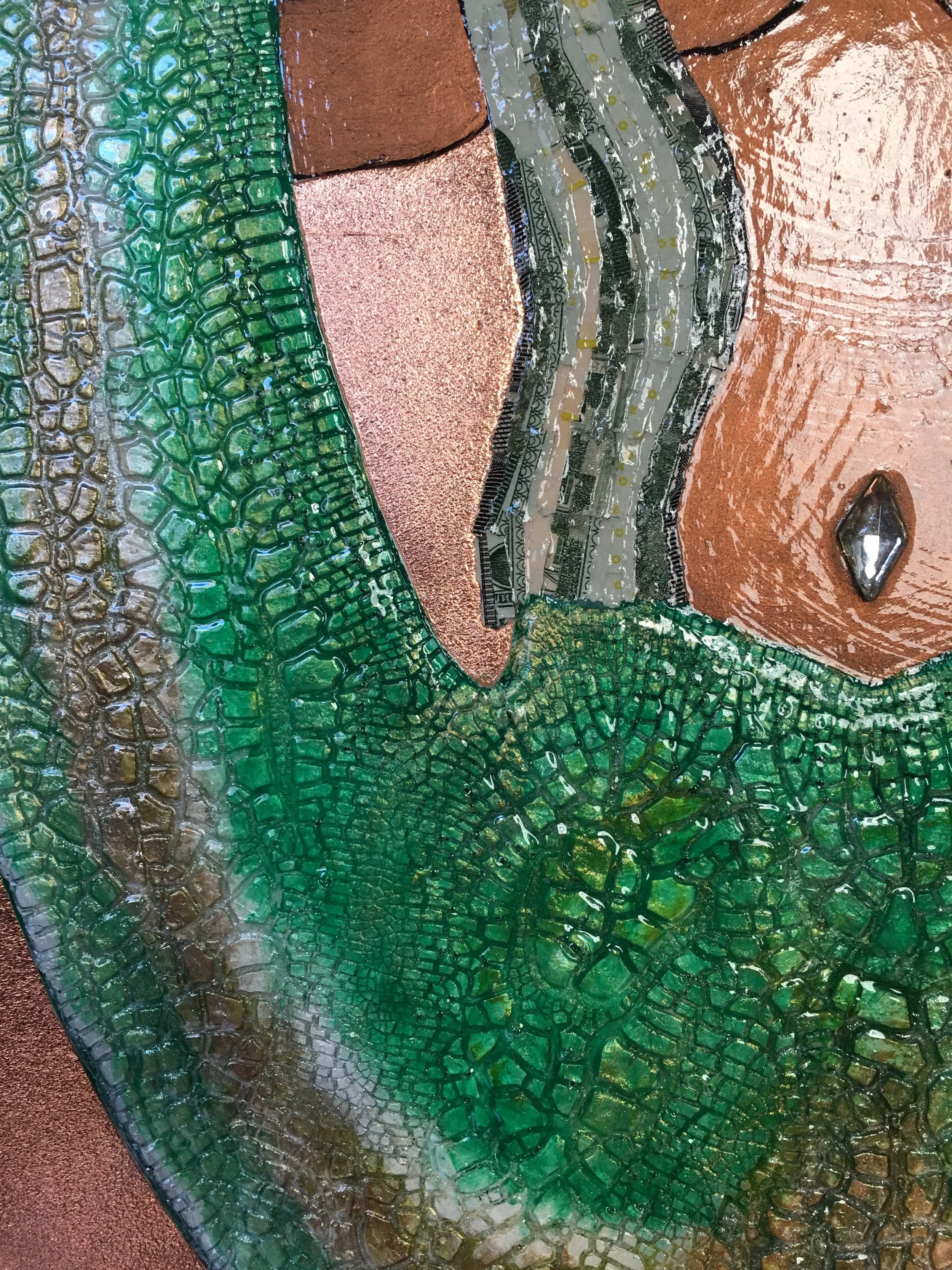 "Our Lady Of The Coffee (Starbucks Oprah)" (2017) [detail]