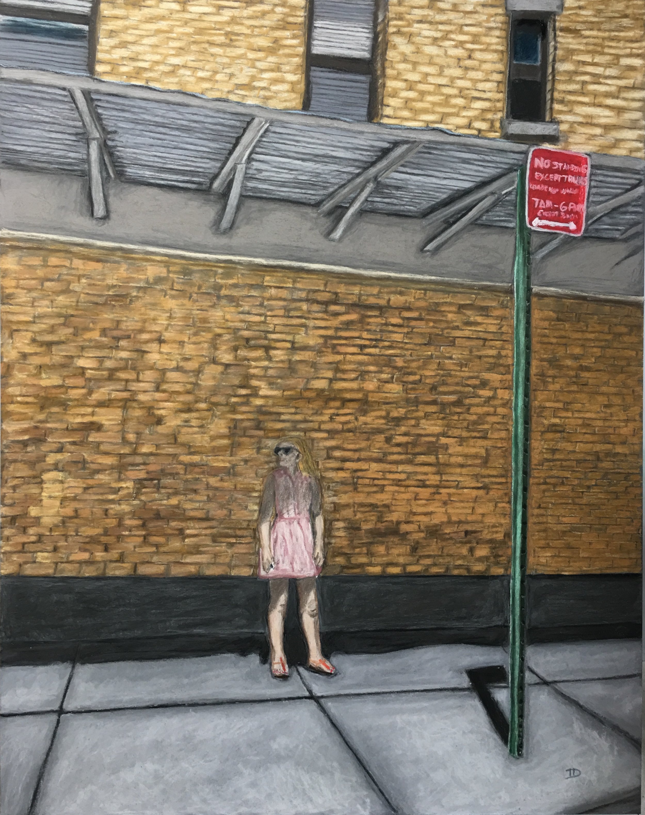 NO STANDING EXCEPT TRUCKS