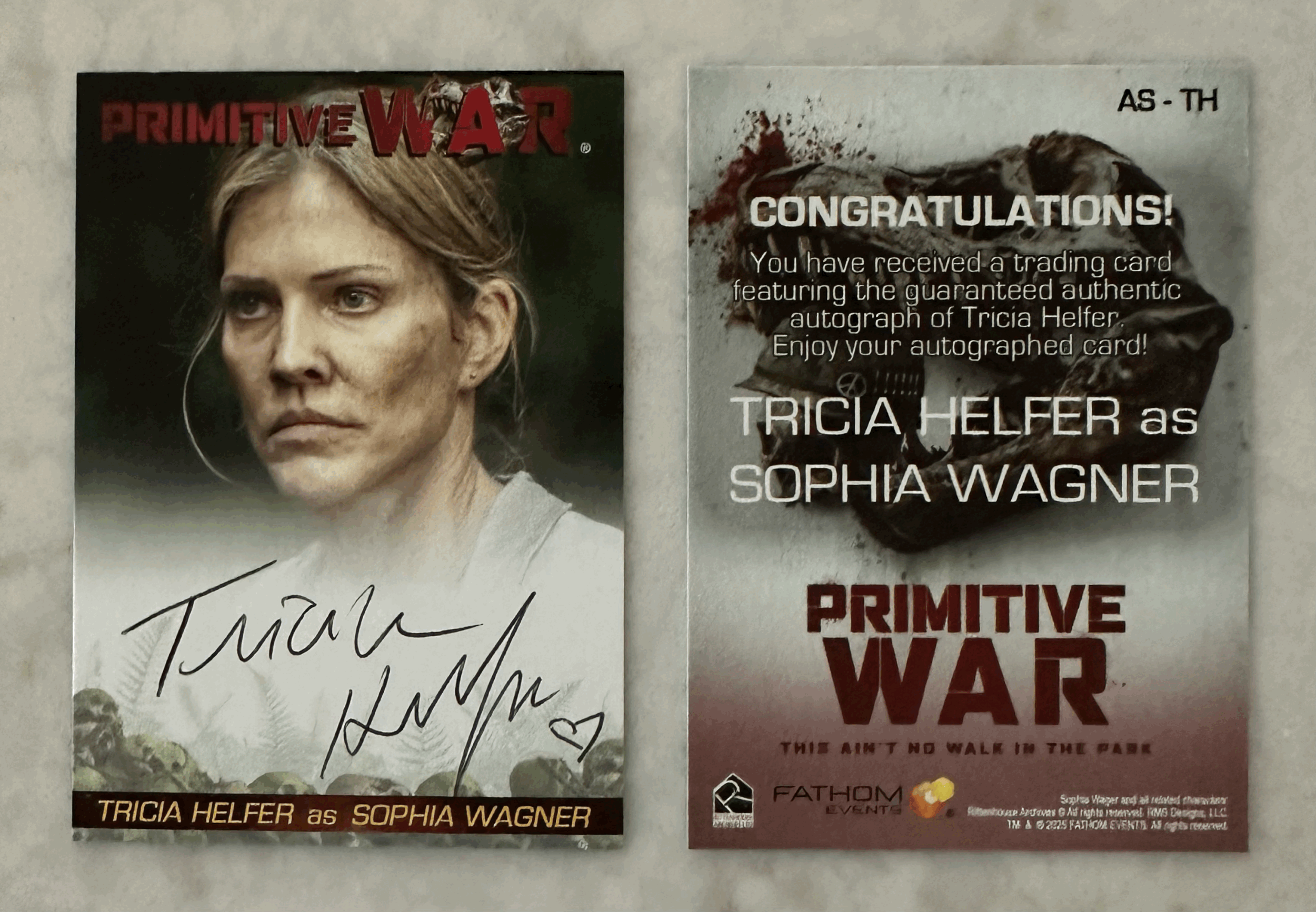 Primitive War trading card