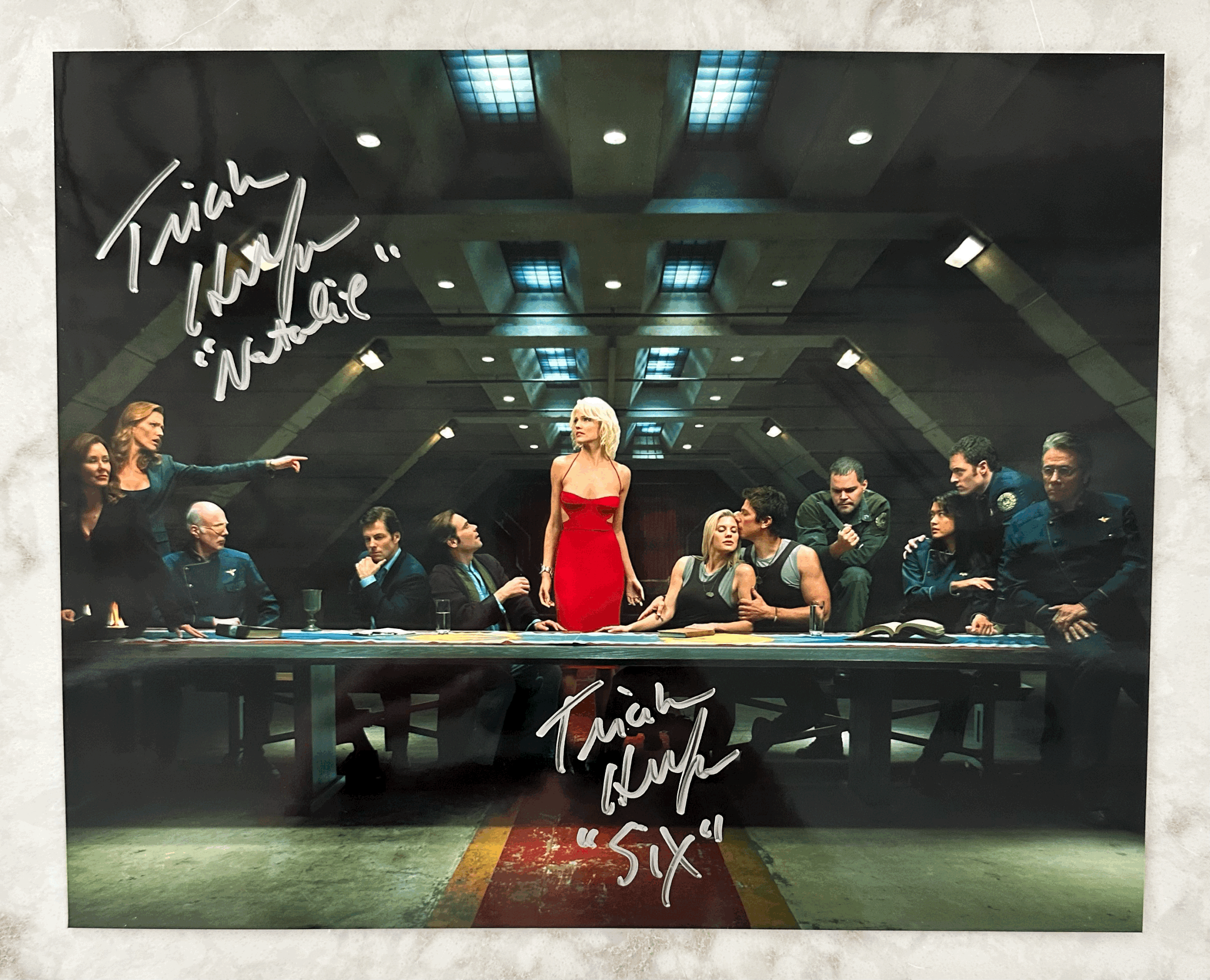 BSG "Last Supper" 8x10 photo