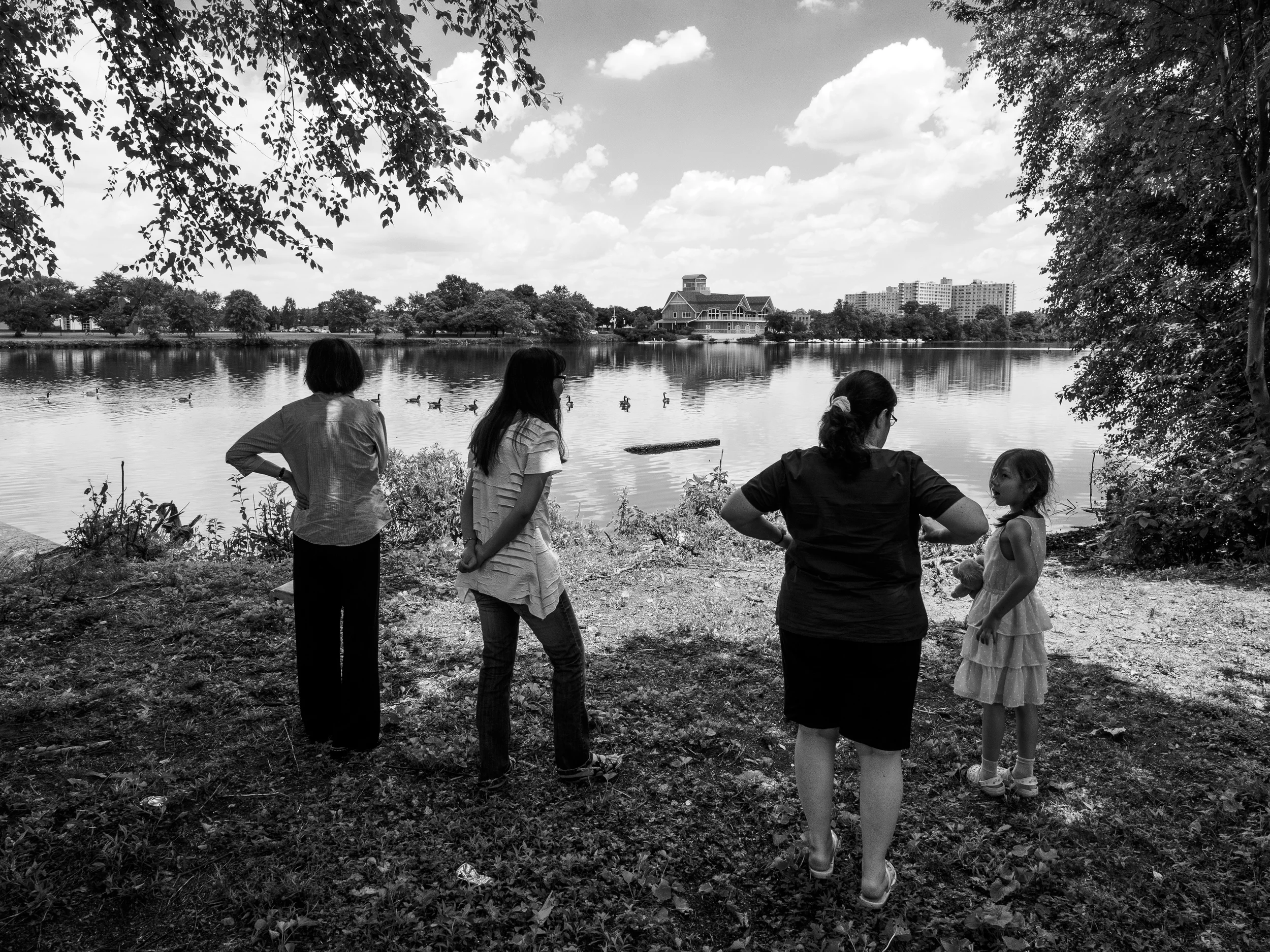 Family at Cooper River.