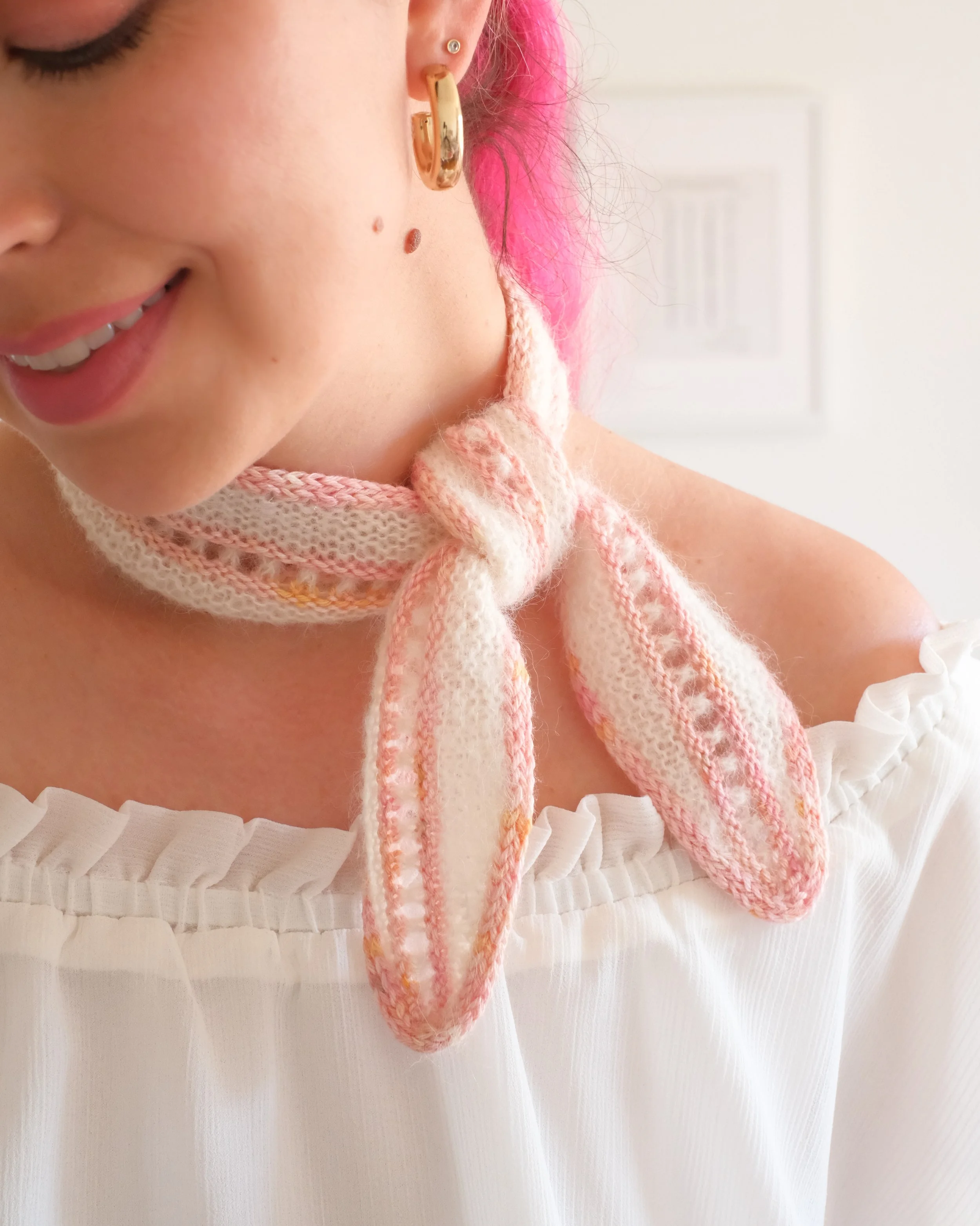 Vesna Mini Scarf Small Tied