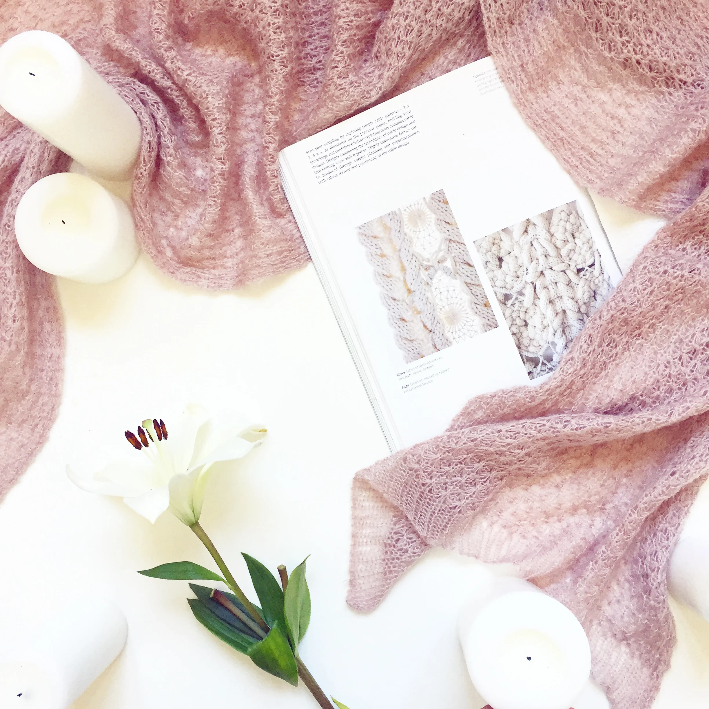 Blossom Dance Scarf Flatlay