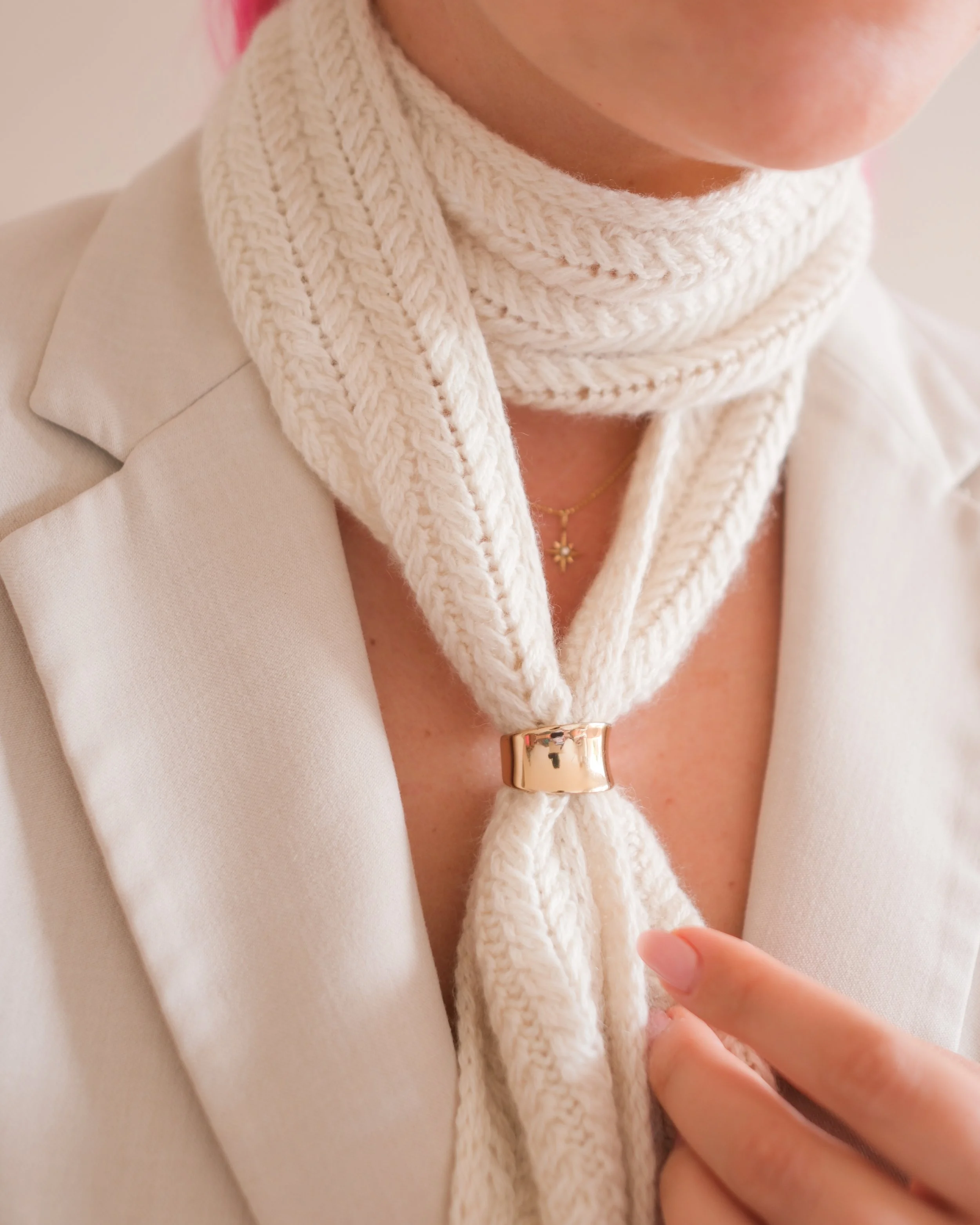 Ardea Mini Scarf with Ring