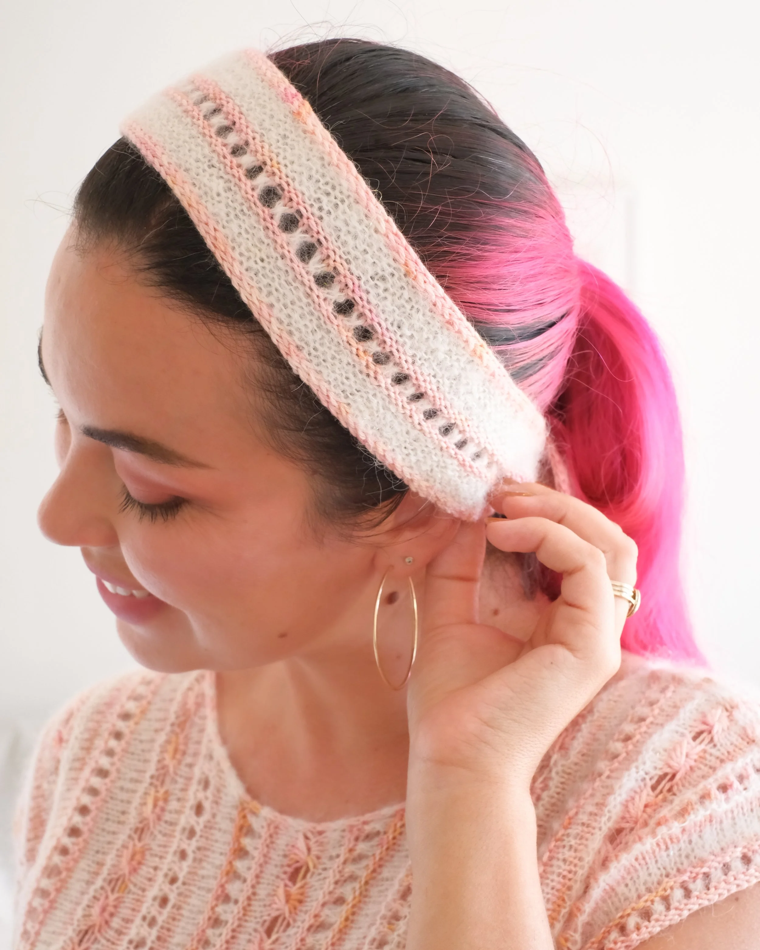 Vesna Mini Scarf small as a headscarf