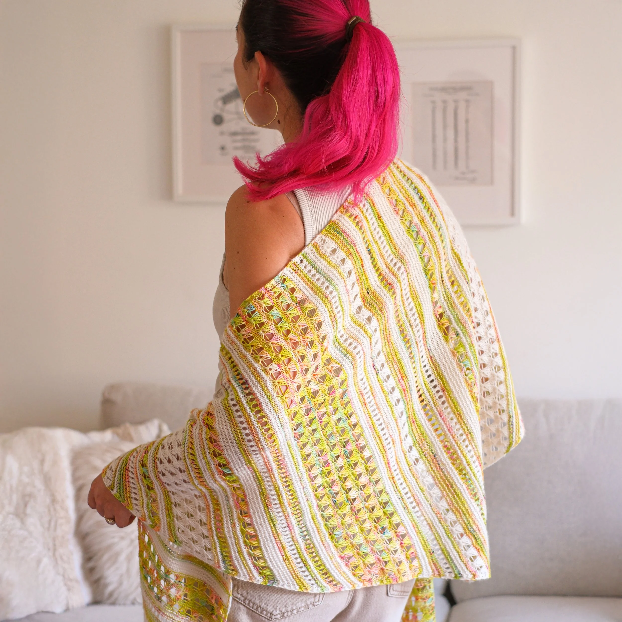 Vesna Shawl Draped