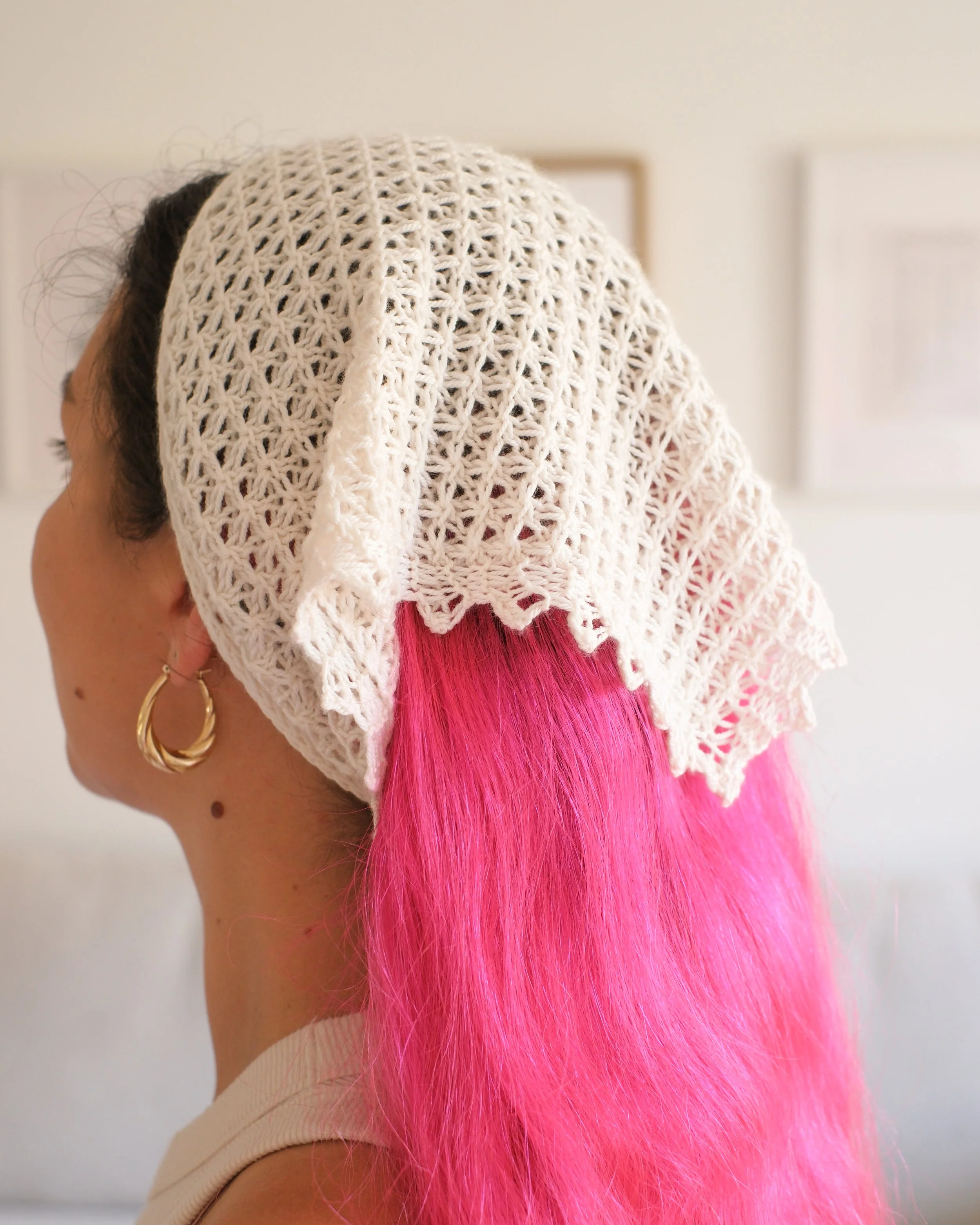 Flutter and Bloom Bandana as a kerchief.jpg