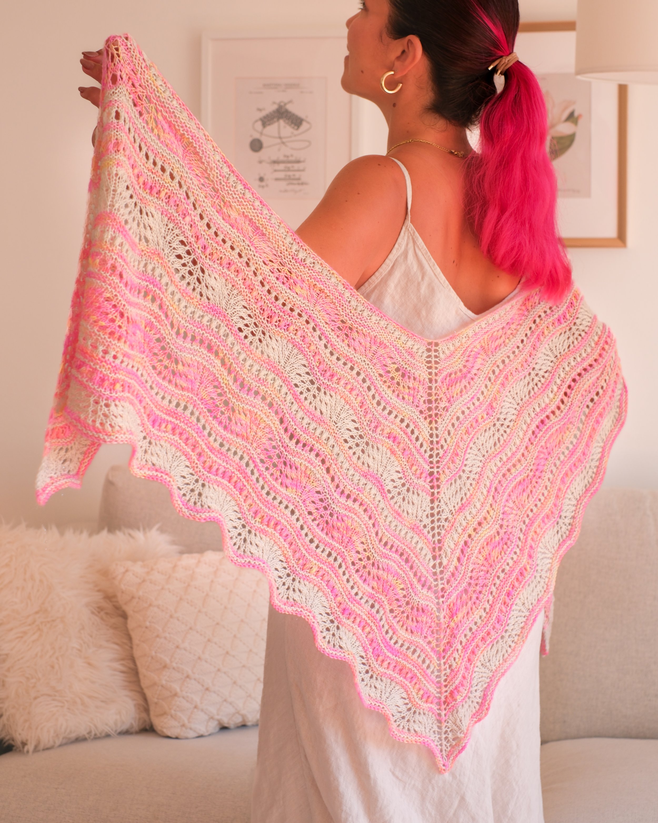 Koa shawl full