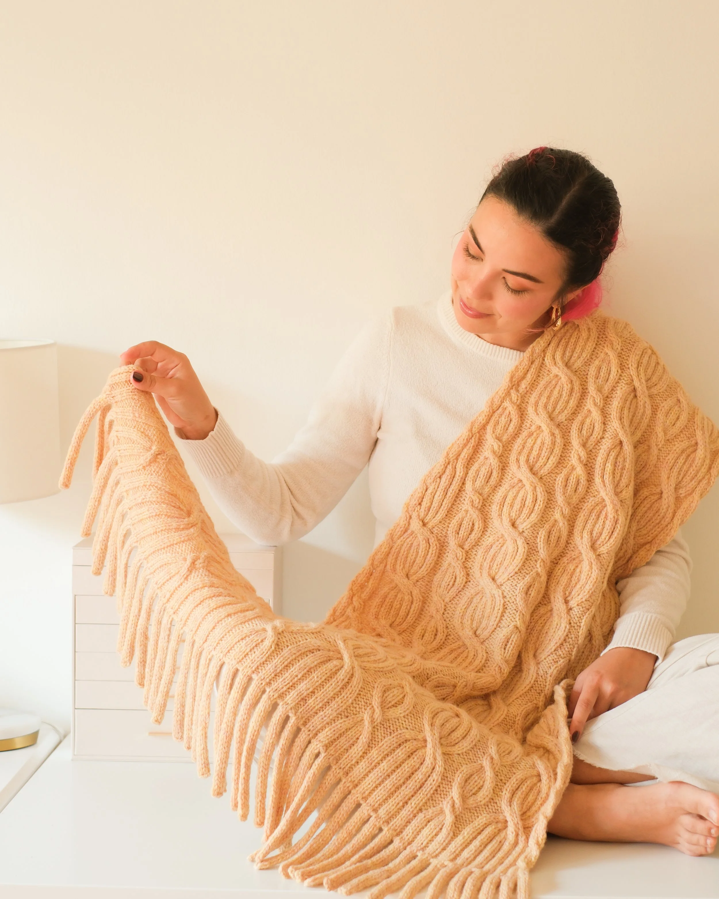 Milk Bun Shawl Fringe