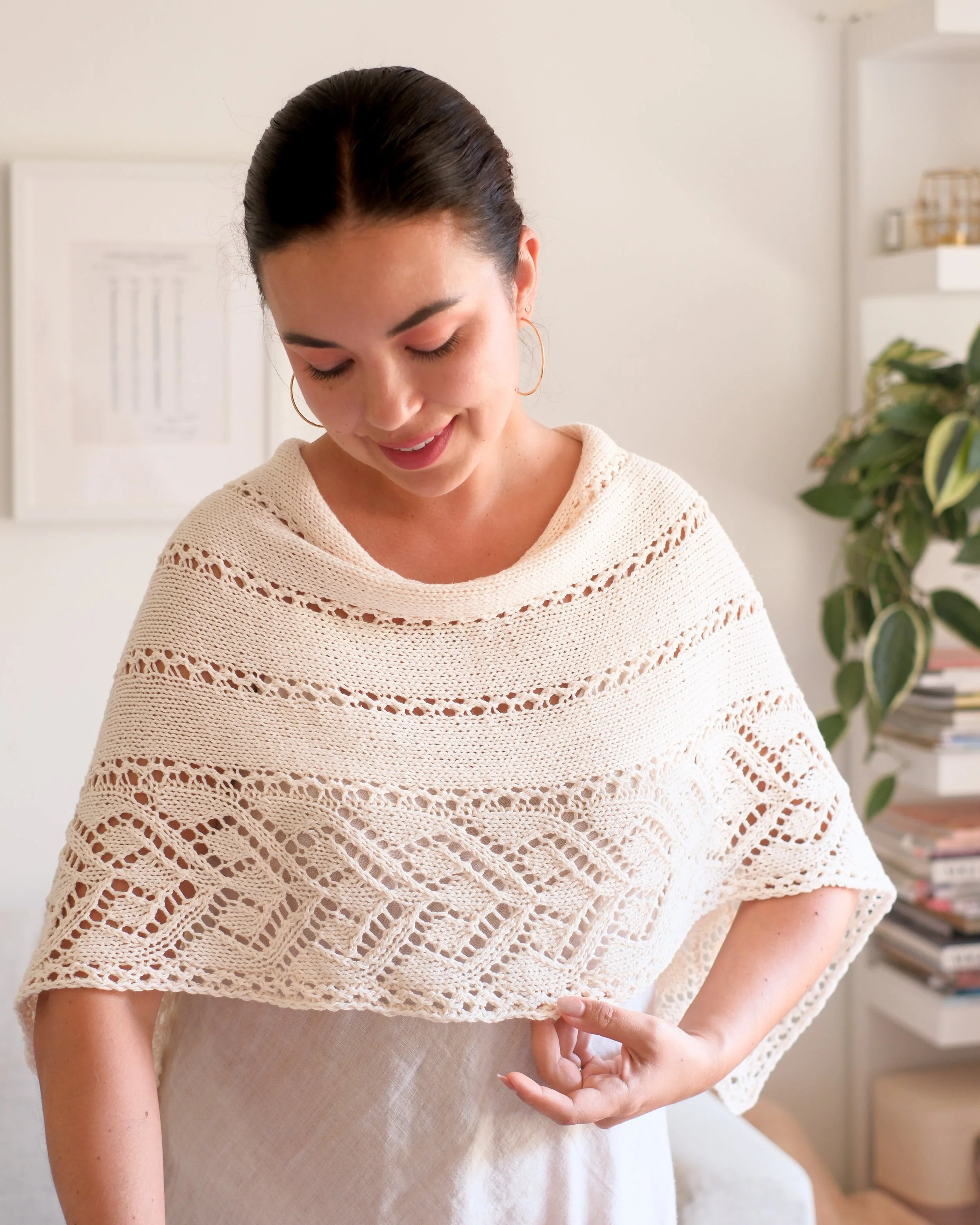 Cuore Poncho Centered