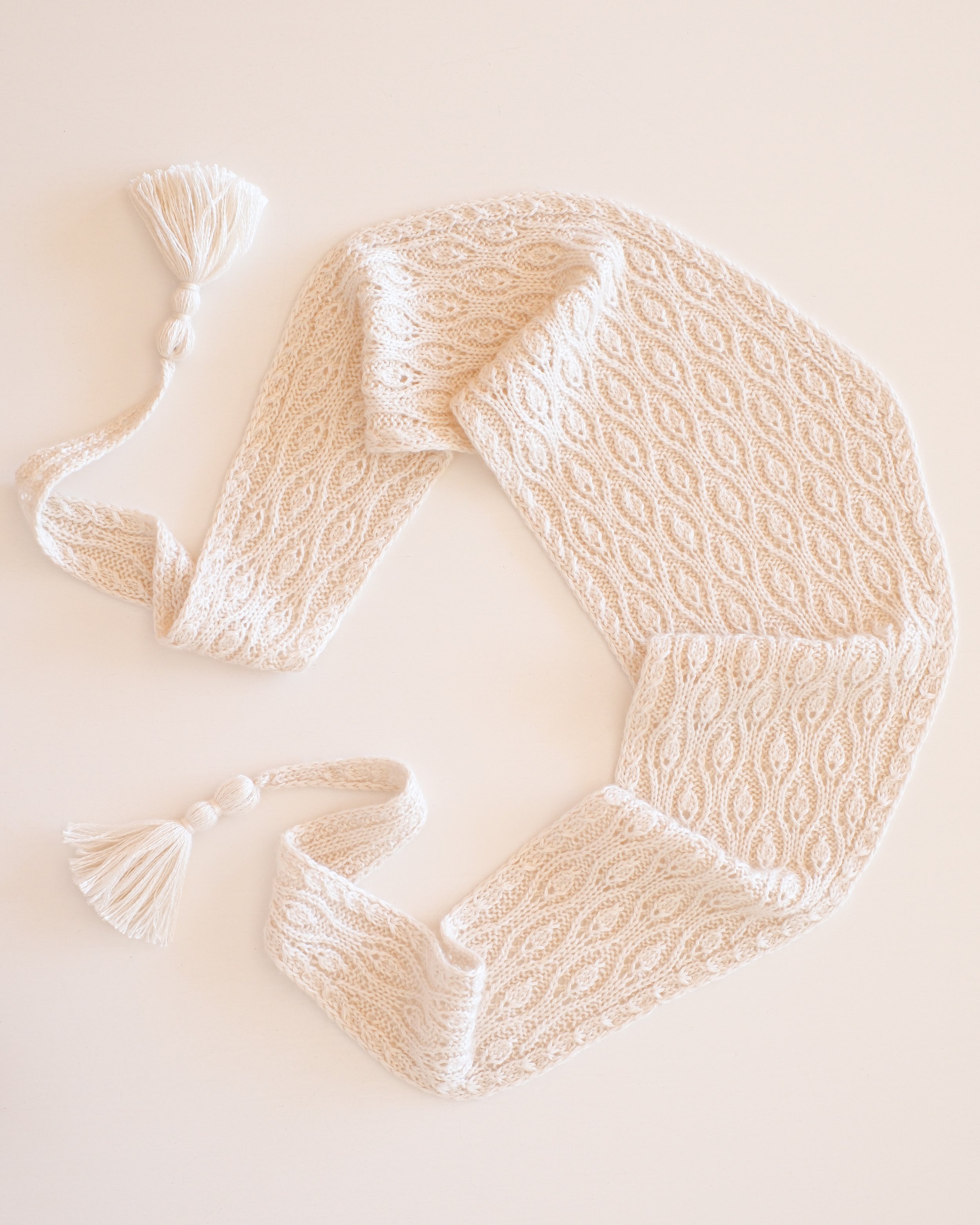 Bellheather Shawl Flatlay