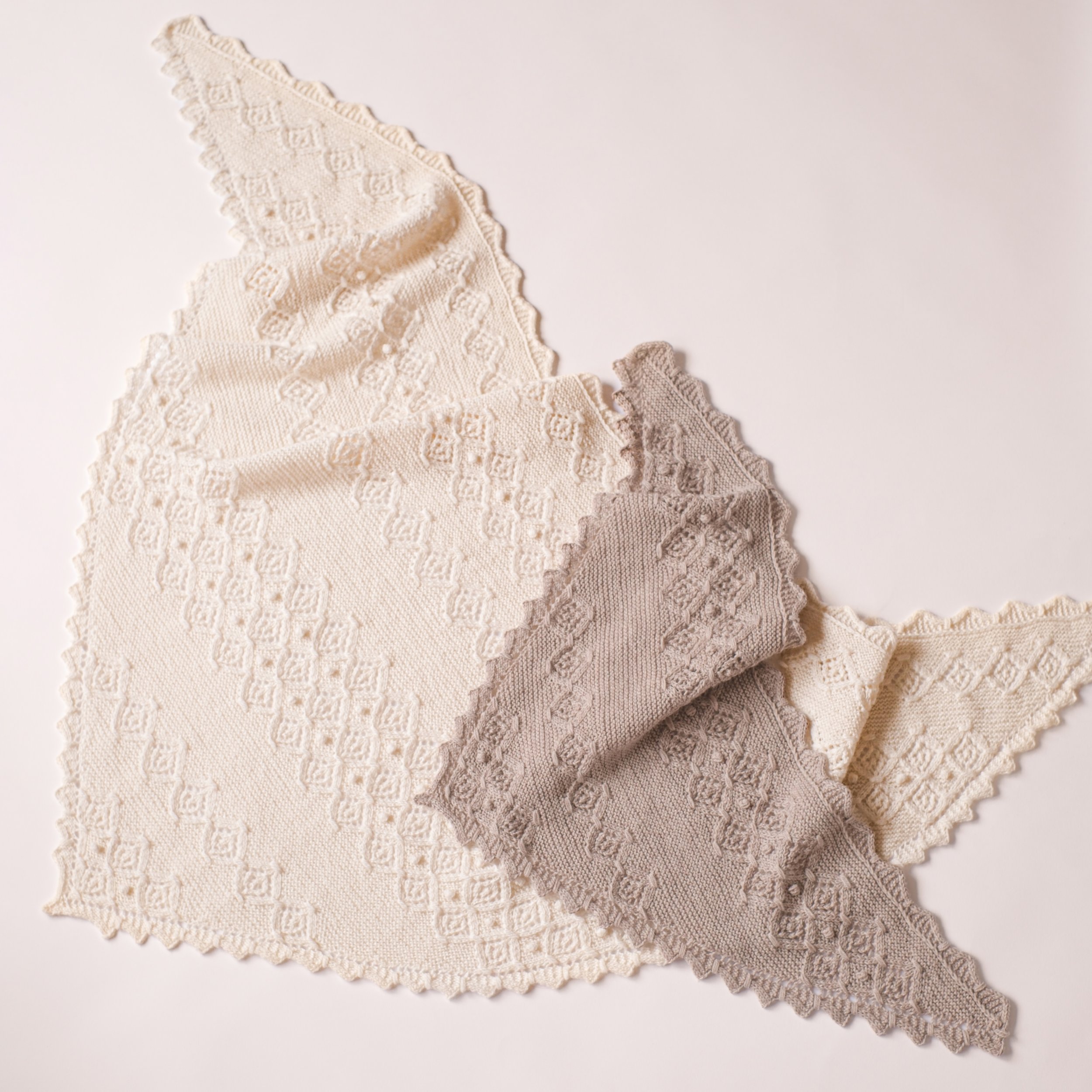 Tartlet Shawl Both Flatlay