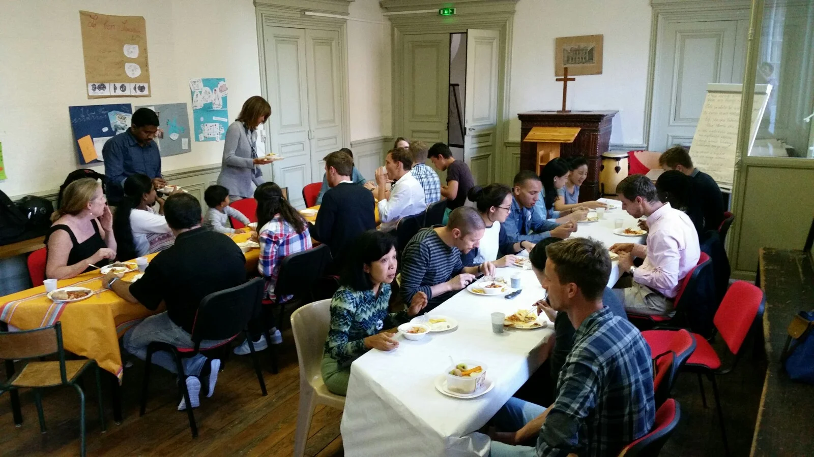 2017 Sept. After Service Shared Meal