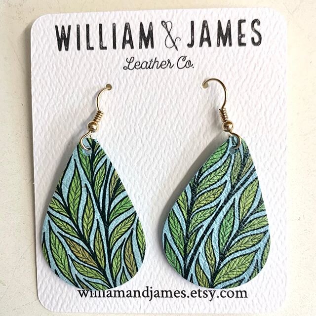 We&rsquo;ve added brand new William &amp; James earring styles to our website. These lightweight leather earrings are the perfect accessory! ⭐️
.
#shopathome #fanfavorite #restock