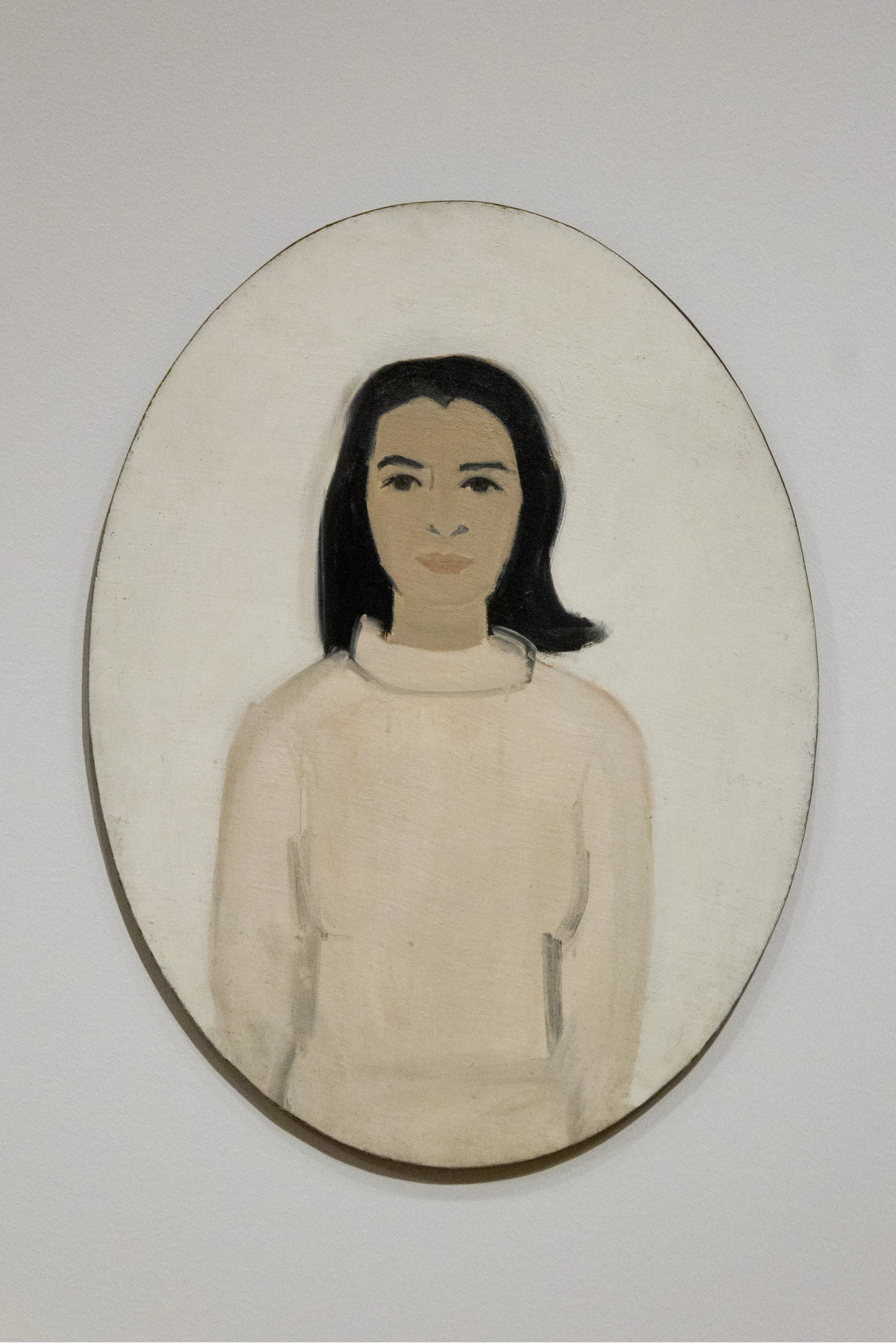 "Ada (Oval)". Oil on canvas. Alex Katz. Image courtesy of author. 
