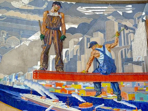 Union Terminal Murals in Cincinnati, Ohio. (Photo credits to Althouse.com )