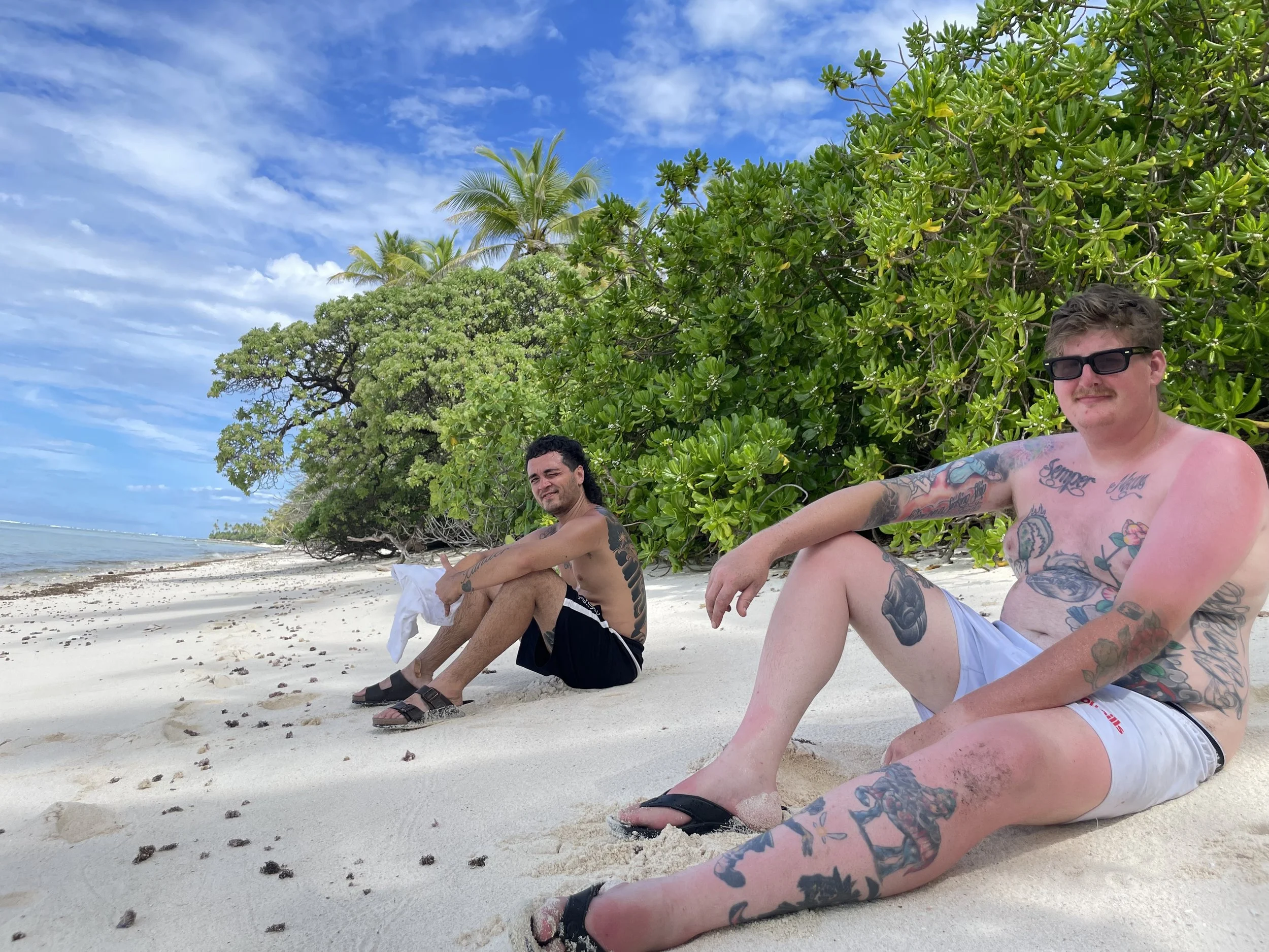 A Rare Beach Experience in Kiribati
