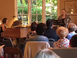 A performance by parishioner and soprano Marion Edens.