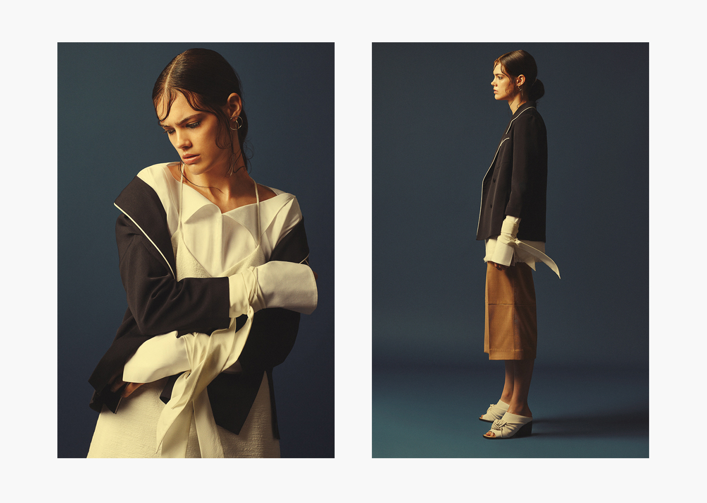 Stronger Ties was created by individuals working within the fashion industry in collaboration with strong fashion brands (think Helmut Lang, Tibi, Maiyet, and Charlotte Chesnais) for End Paper’s fashion-oriented audience to digest. This 360 inclusion of the industry meant diverse perspectives were honored, all while promoting a theme of unity.
