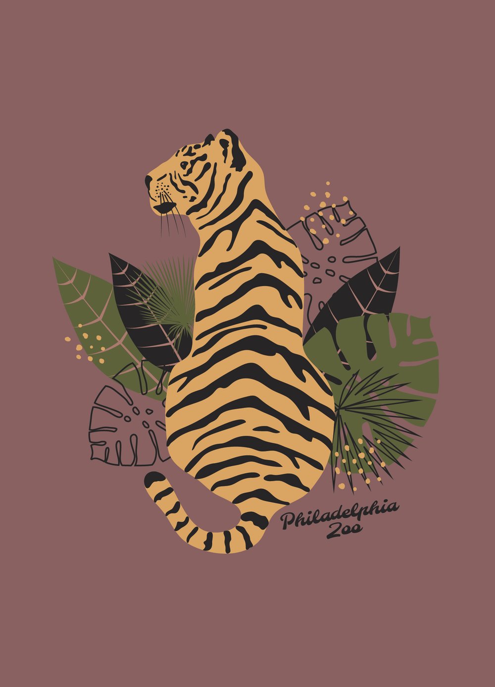 Tiger Illustration Graphic Art