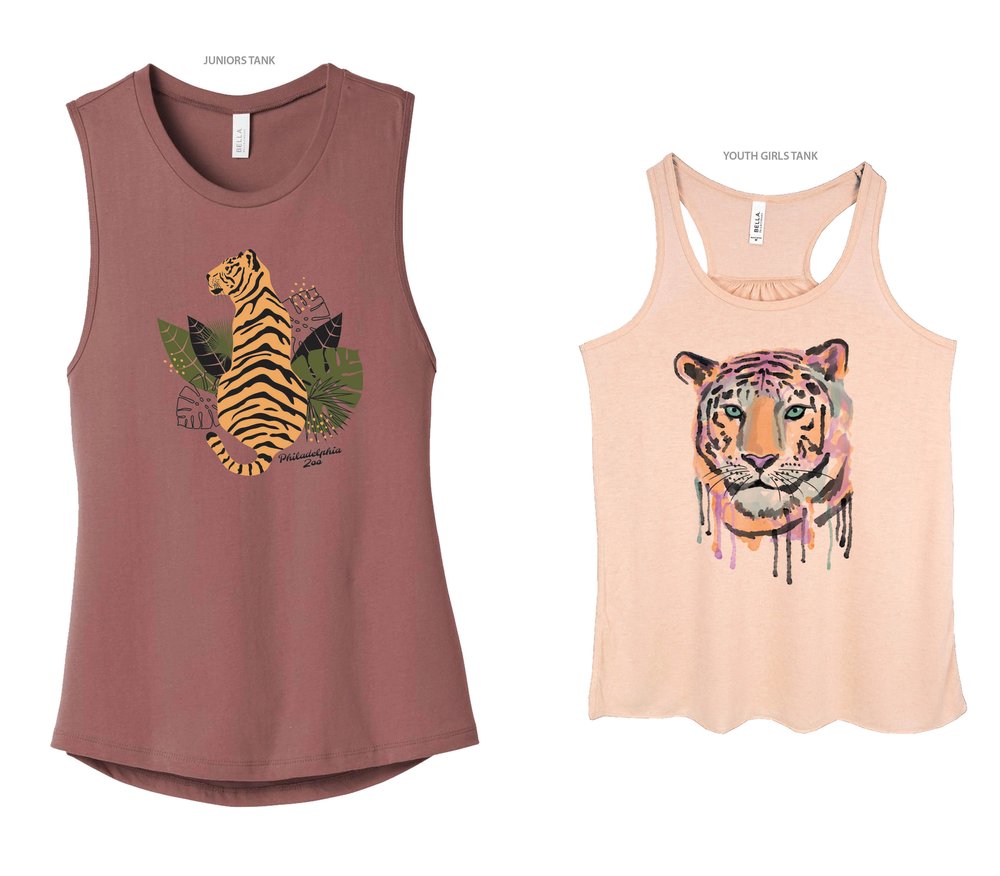 Tiger Graphic Tank Apparel Art