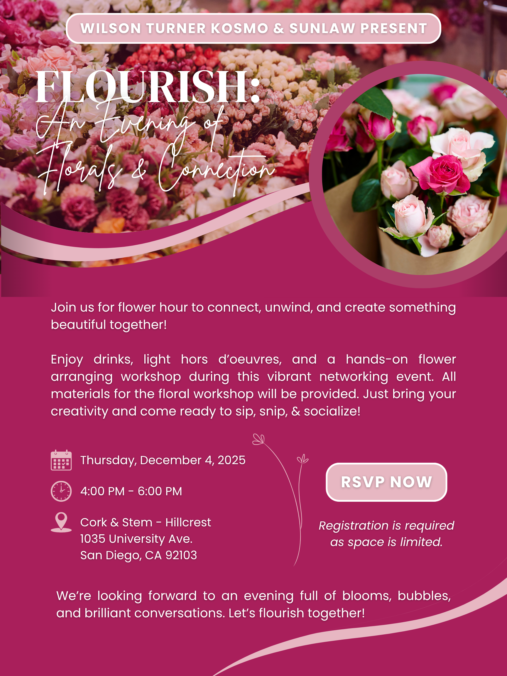 Flourish: An Evening of Florals &amp; Connection