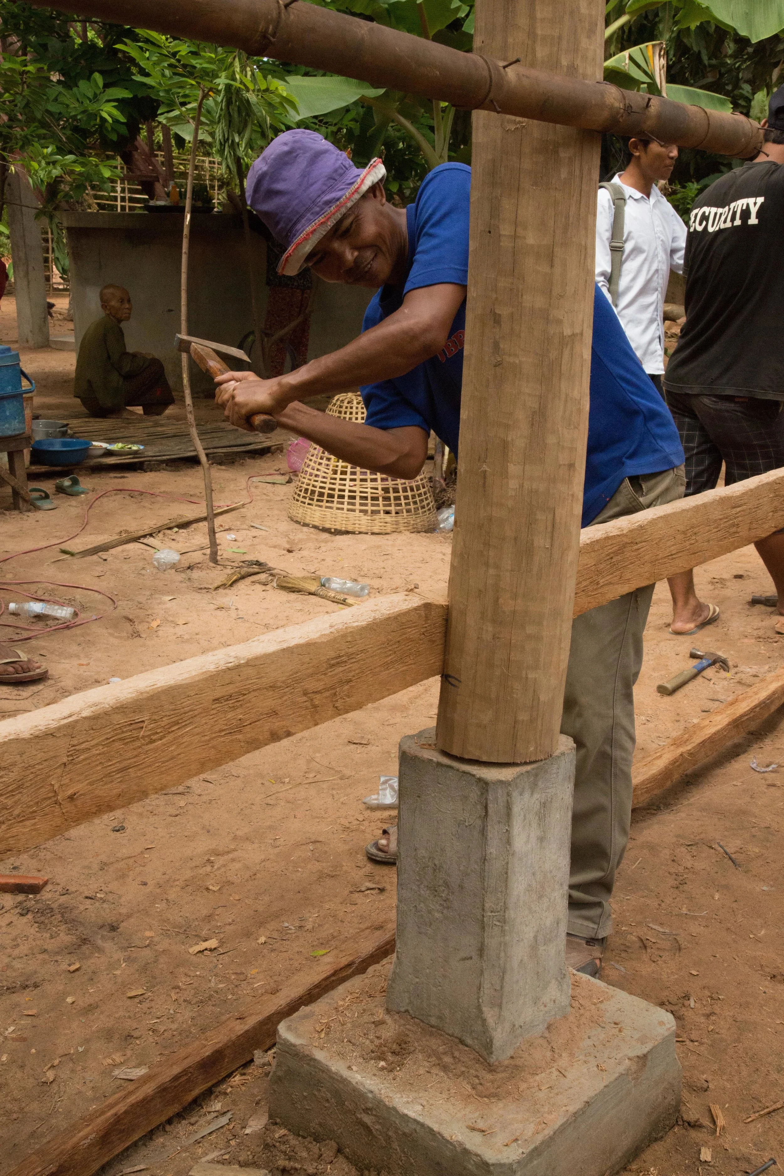 No Hammer… an axe will do