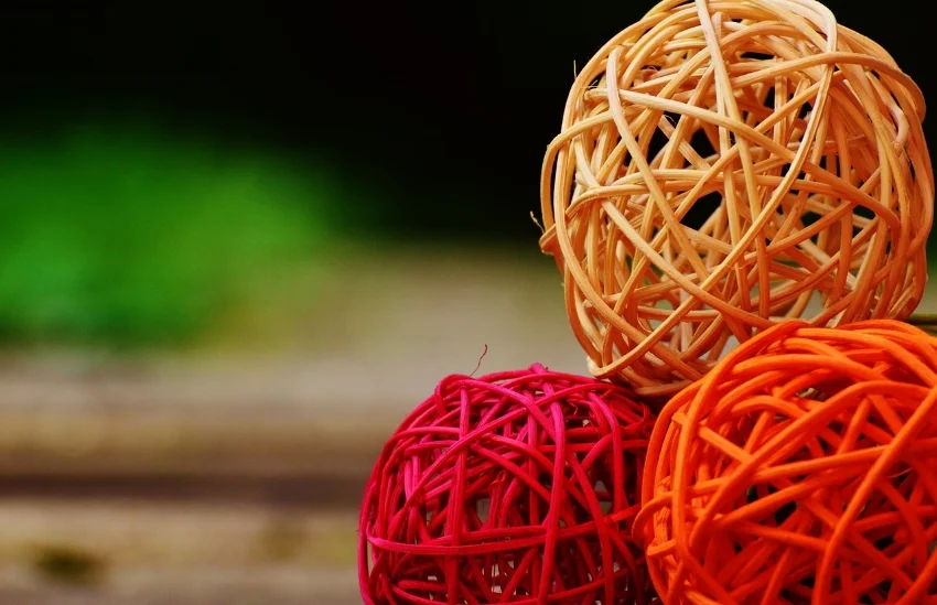 Why does every staged home have some form of wooden balls, usually in a glass bowl?