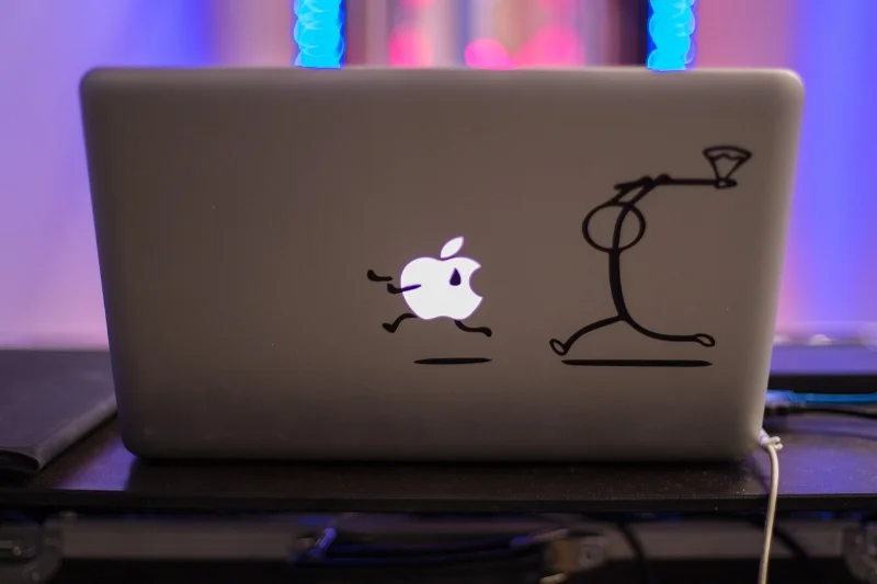 Around this time, I'm not sure if I'm feeling like the apple or the guy with the axe.