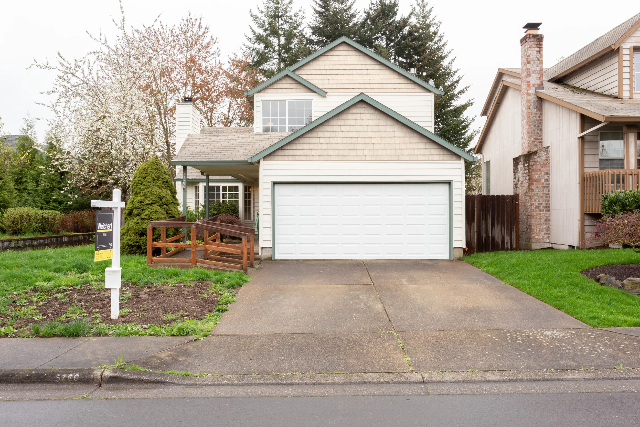 Enjoy this west facing home situated at the end of a quiet street.