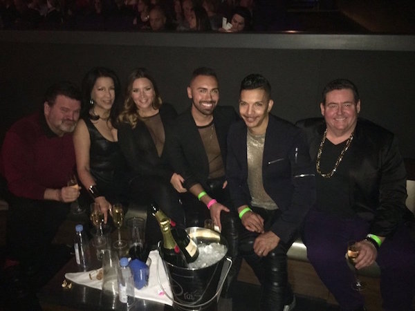 The JLO crew Kevin M. Thomas, Vivian, Gianna, Jeremy Ross Lopez, Steve V. Rodriguez & Frank