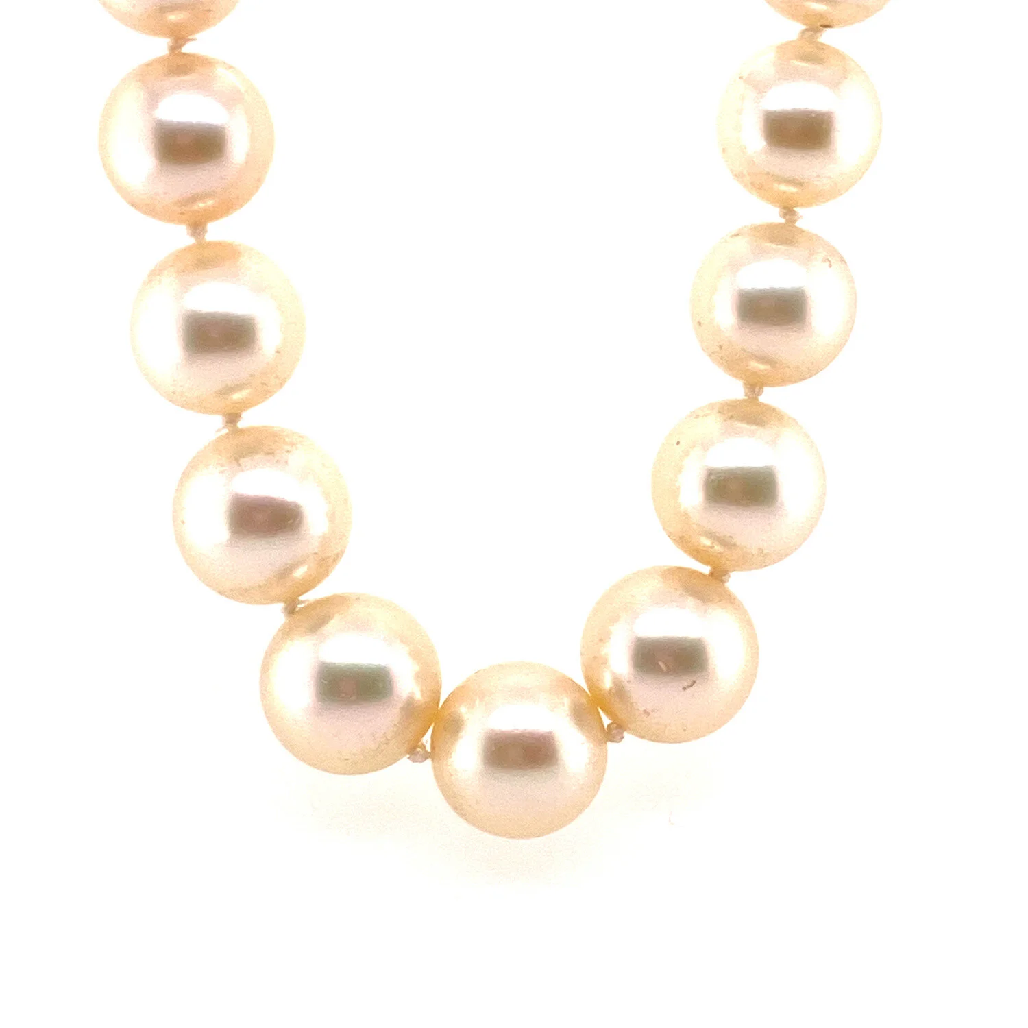 White 7.7-11mm South Sea Pearl Necklace