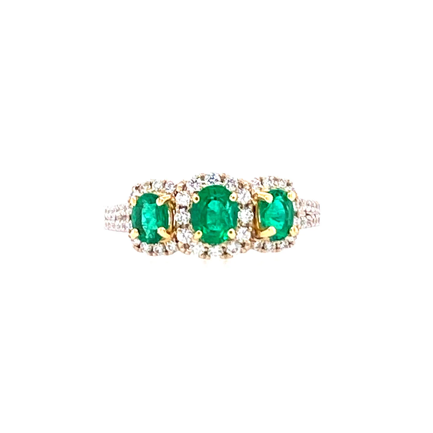 Breski Emerald and Diamond Ring