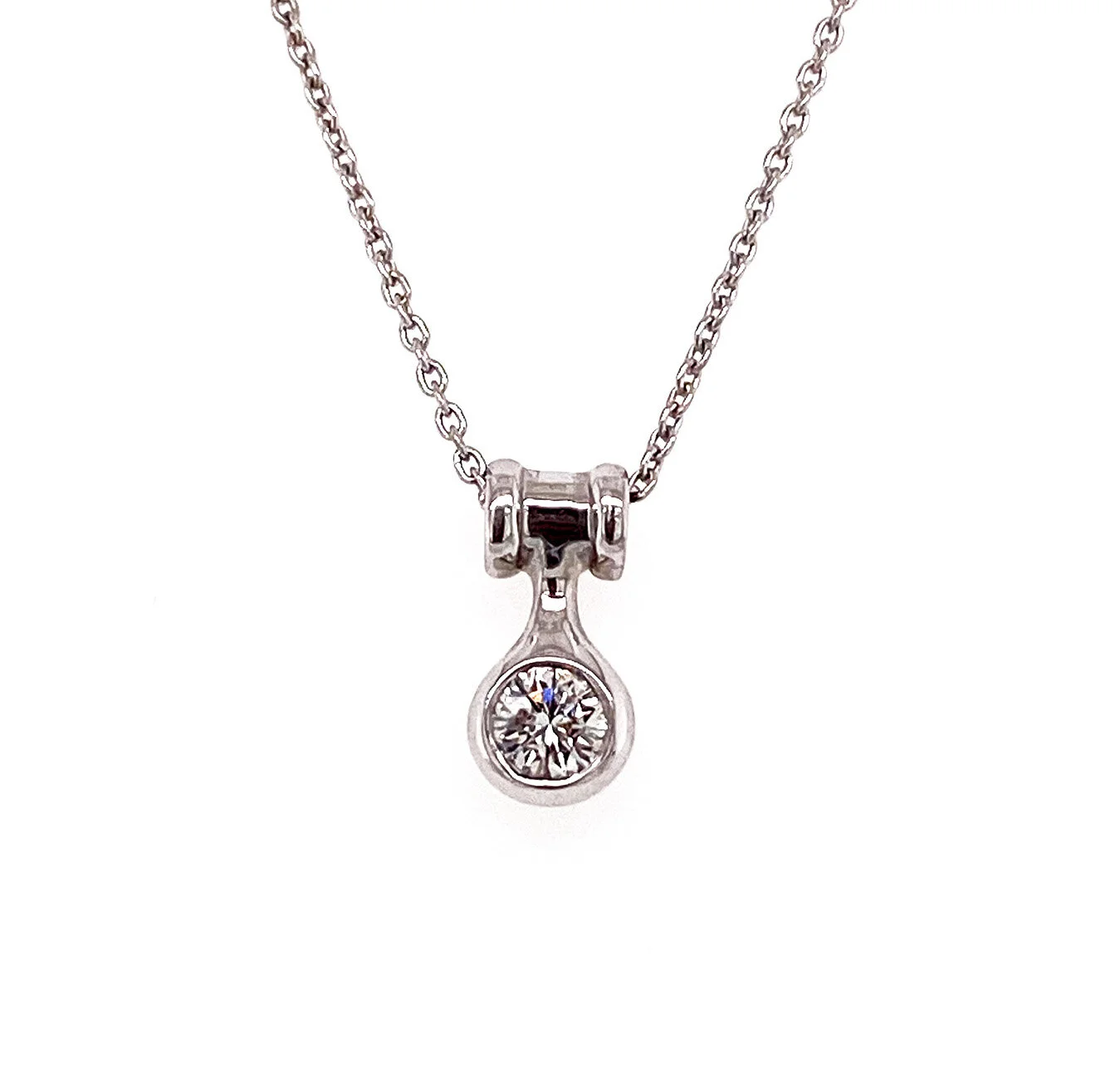 Diamond Drop Pendant 