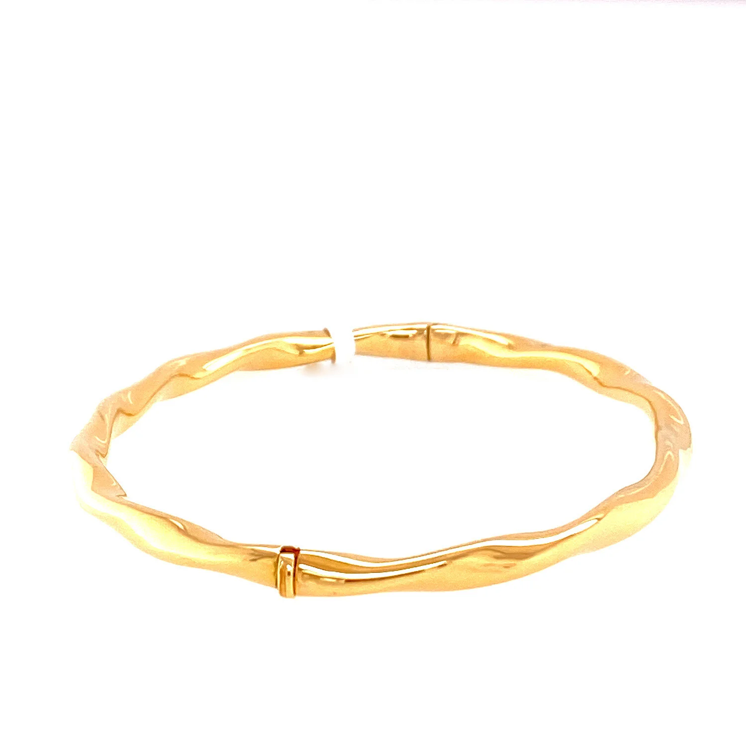 Twist Tube Bangle (Yellow)