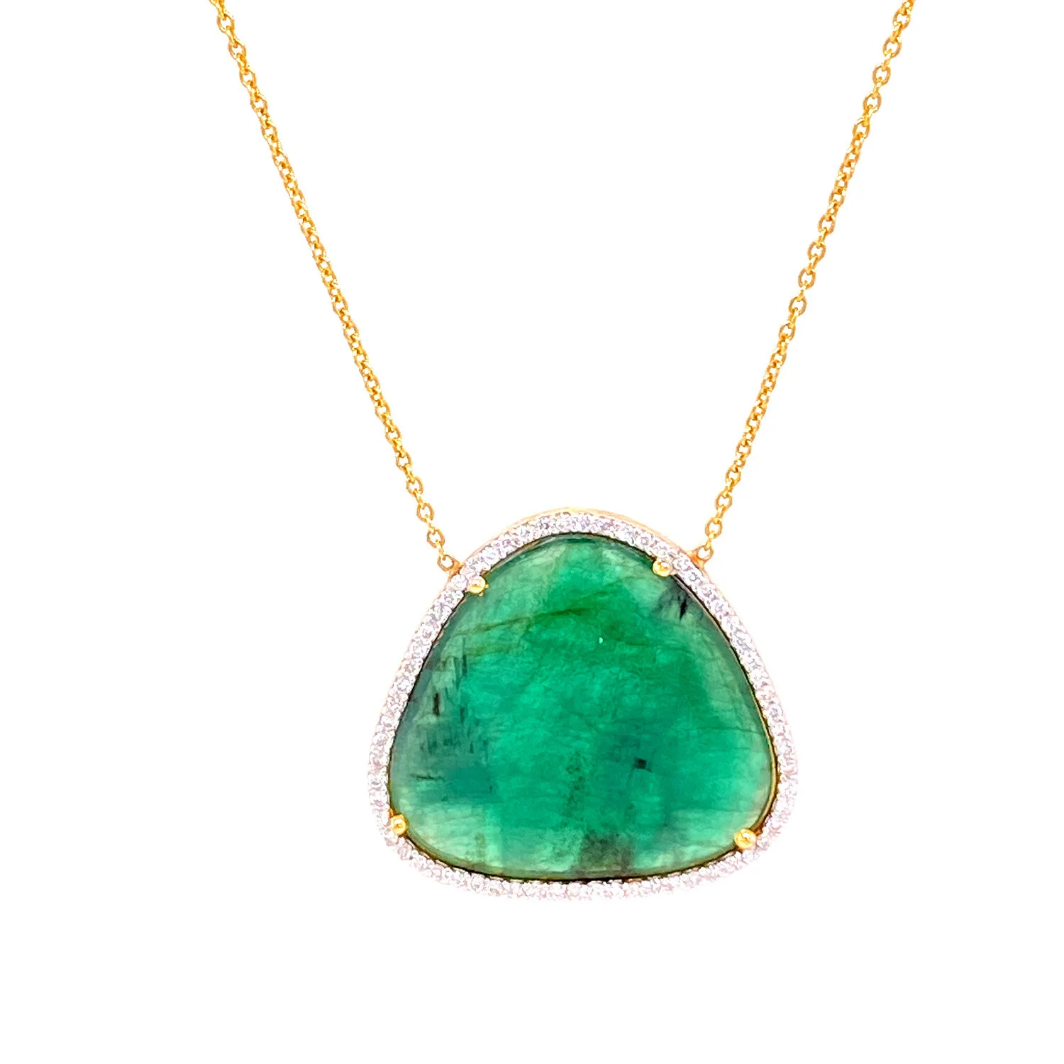  Tresor Emerald Slice Necklace