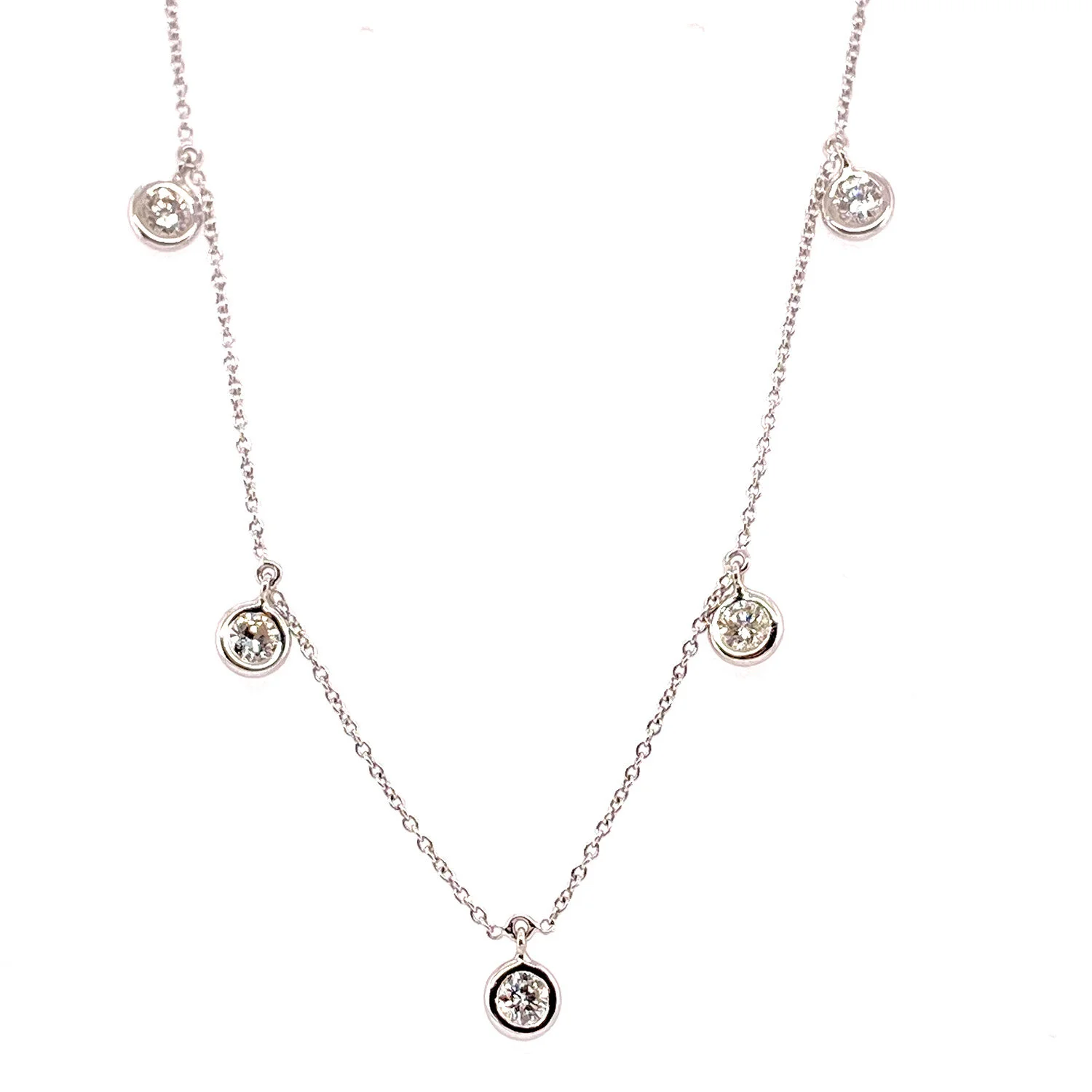 Diamond Dangle Necklace (1.00 cttw)