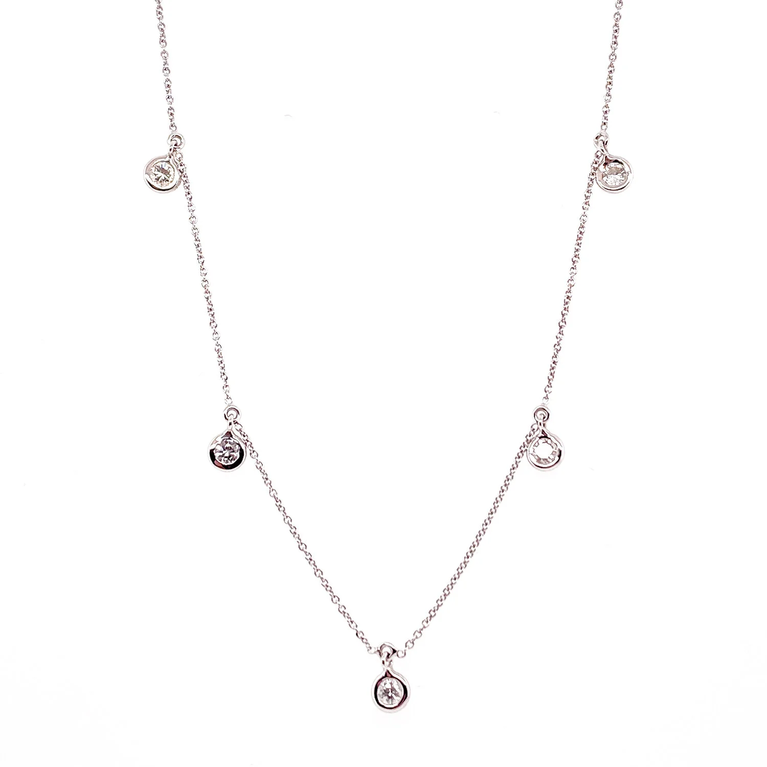Diamond Dangle Necklace (0.68 cttw)