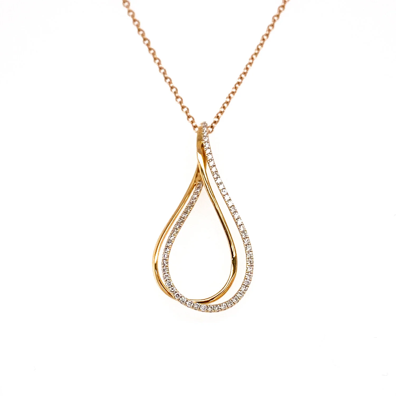 Double Pear Shaped Pendant