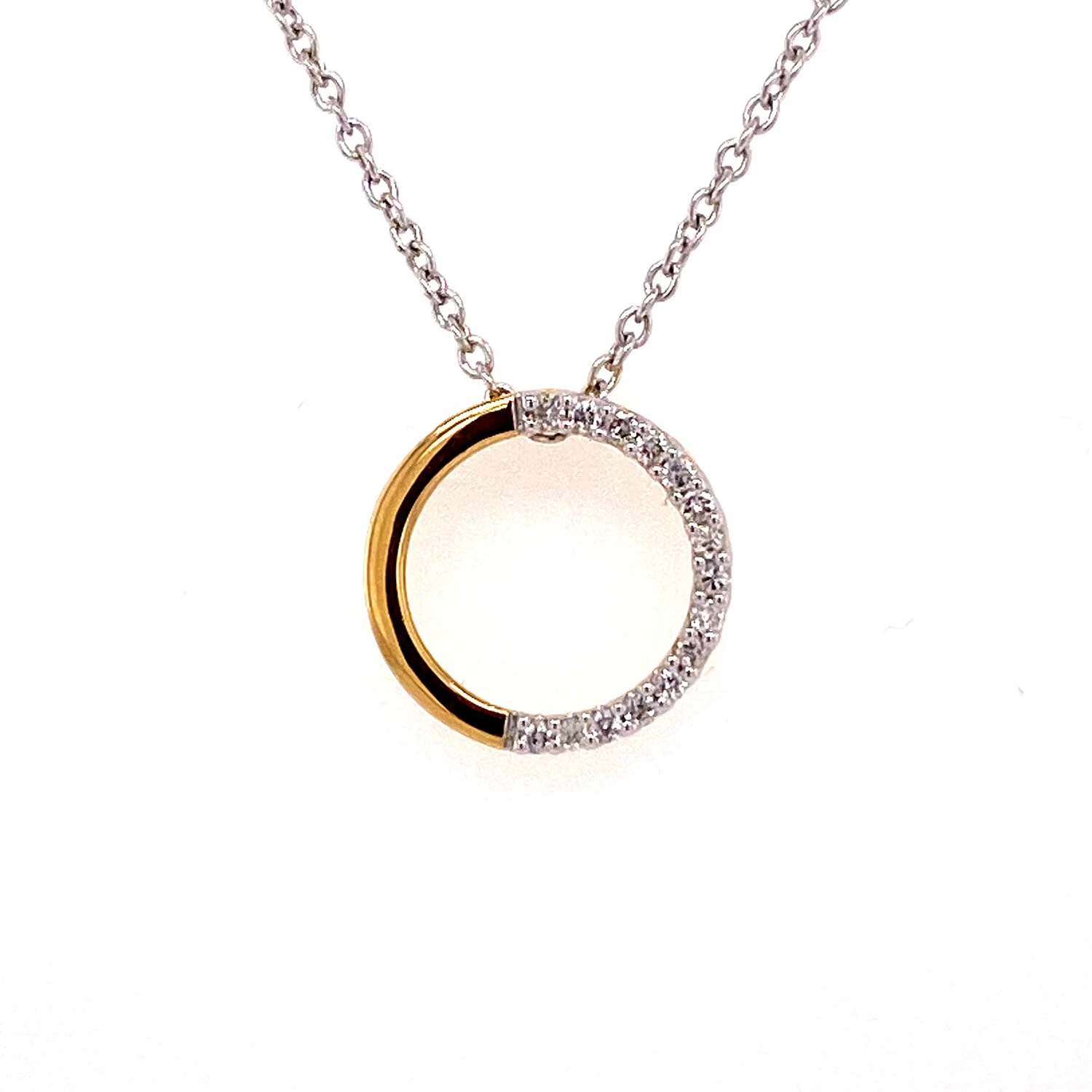 Diamond Circle Pendant