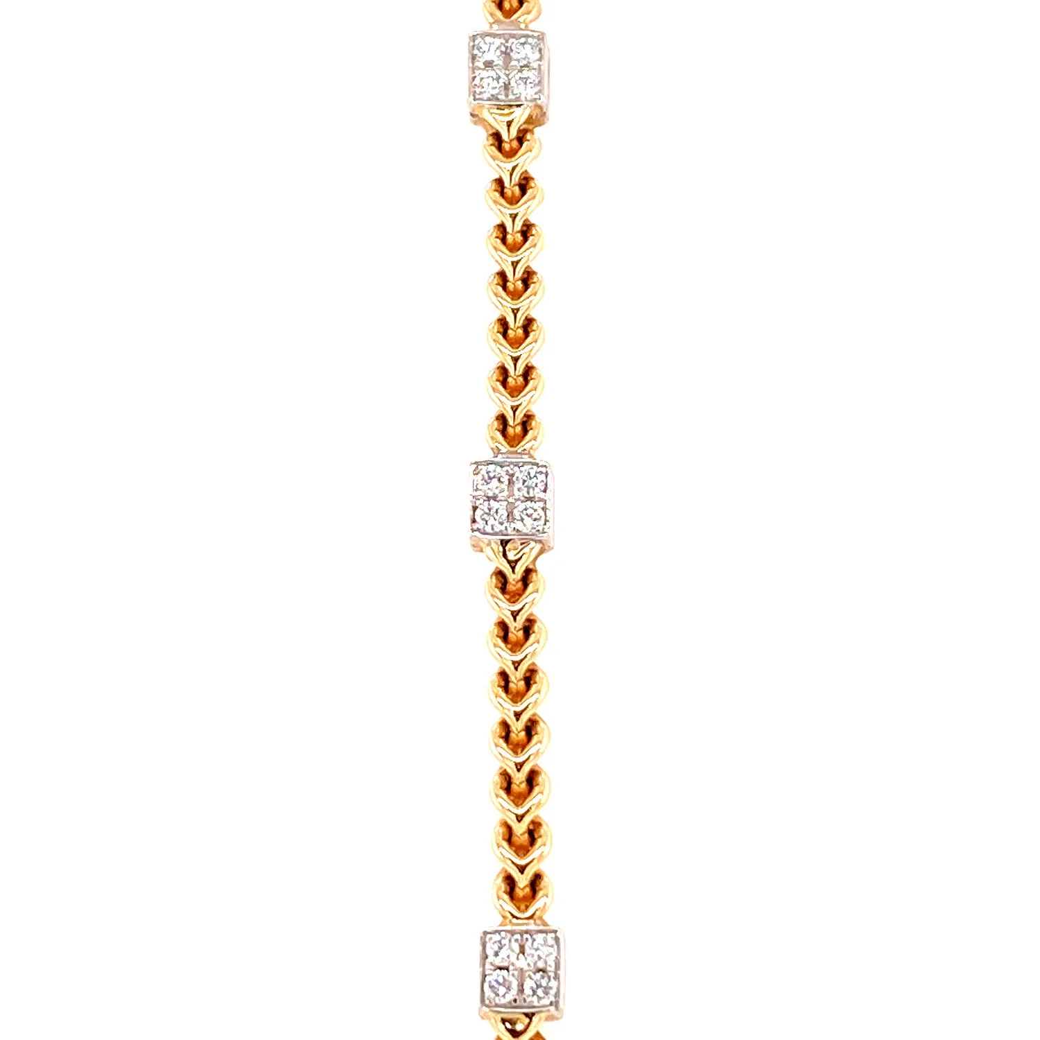 DA Gold Diamond Bracelet