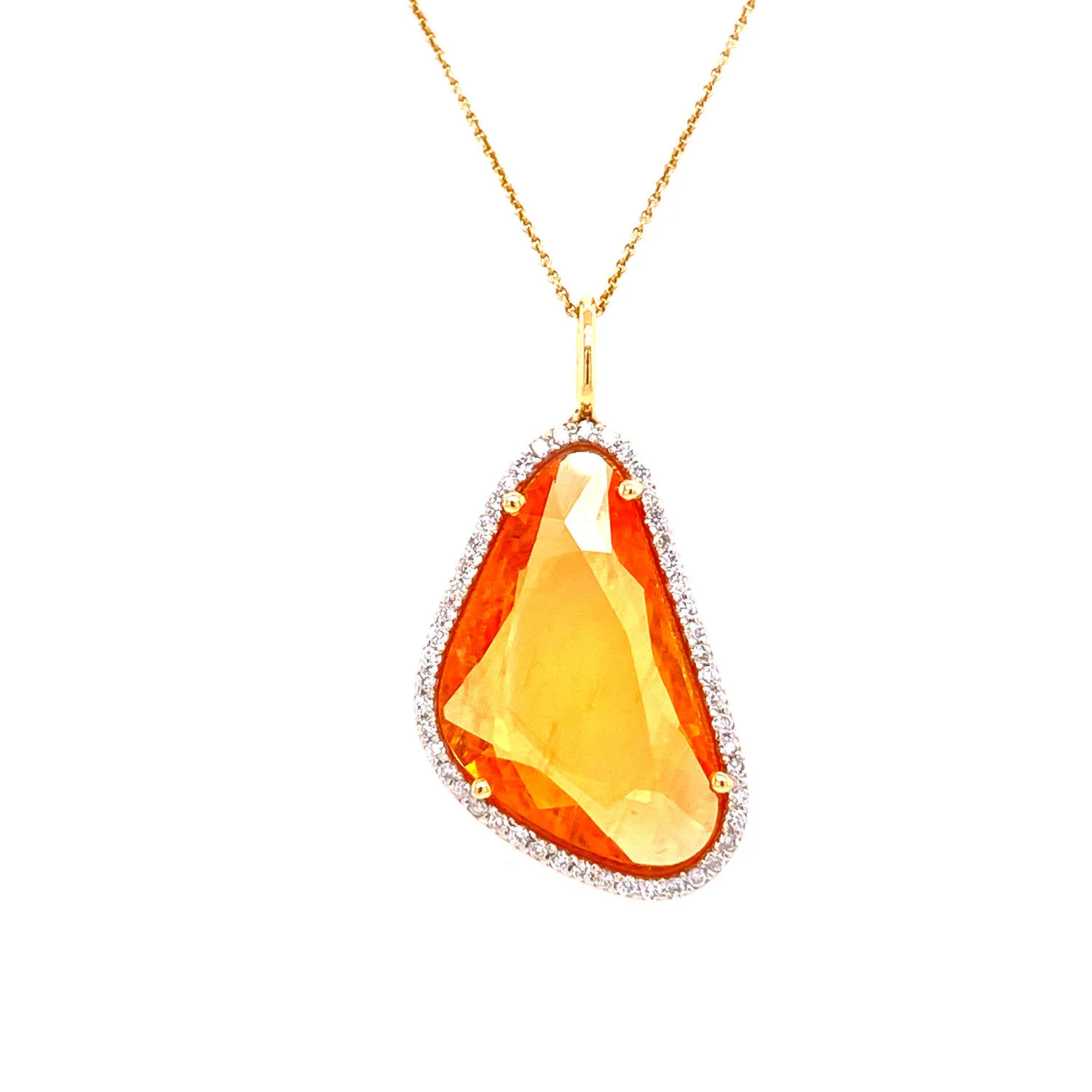 Yellow Sapphire Slice