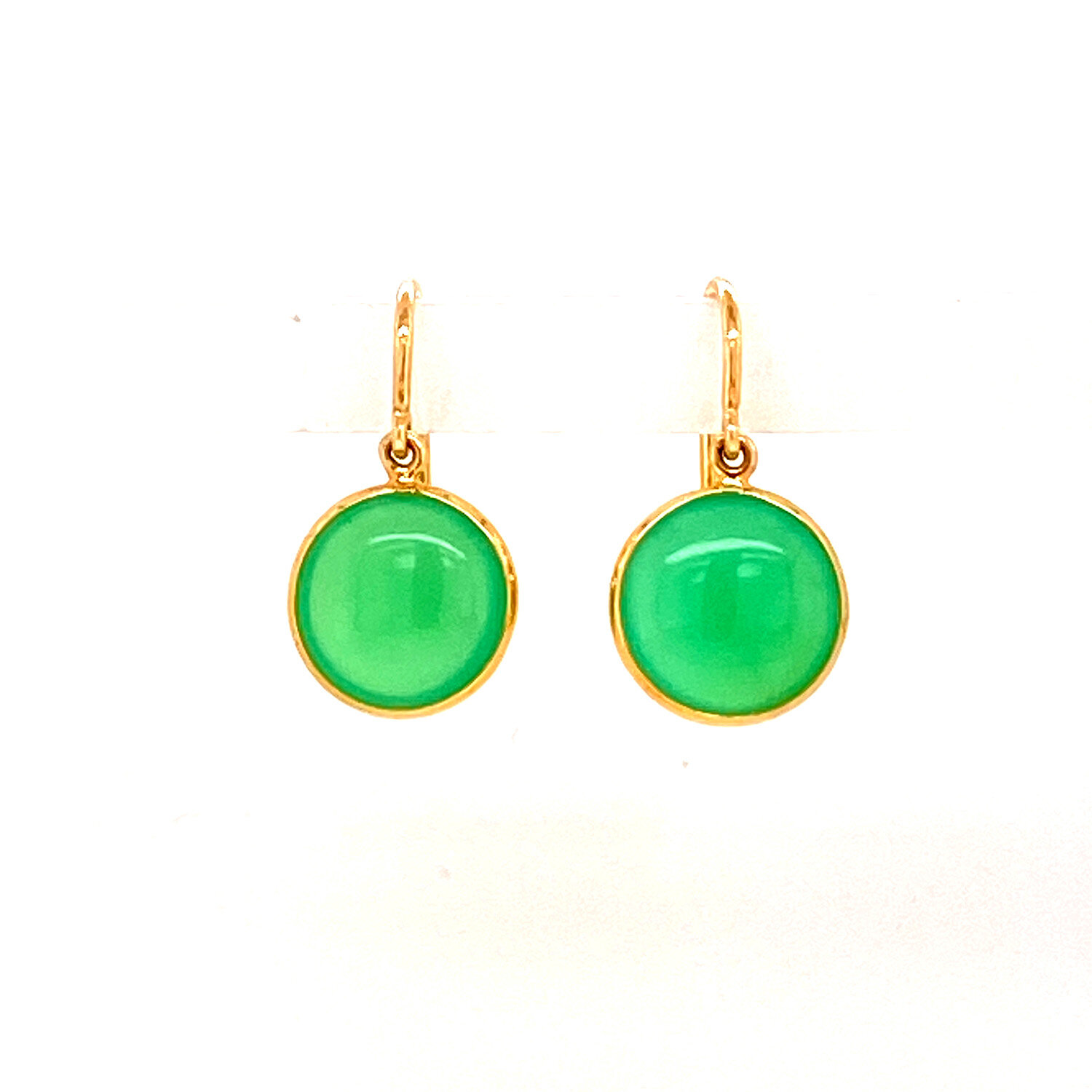 Chrysoprase Drop Earrings