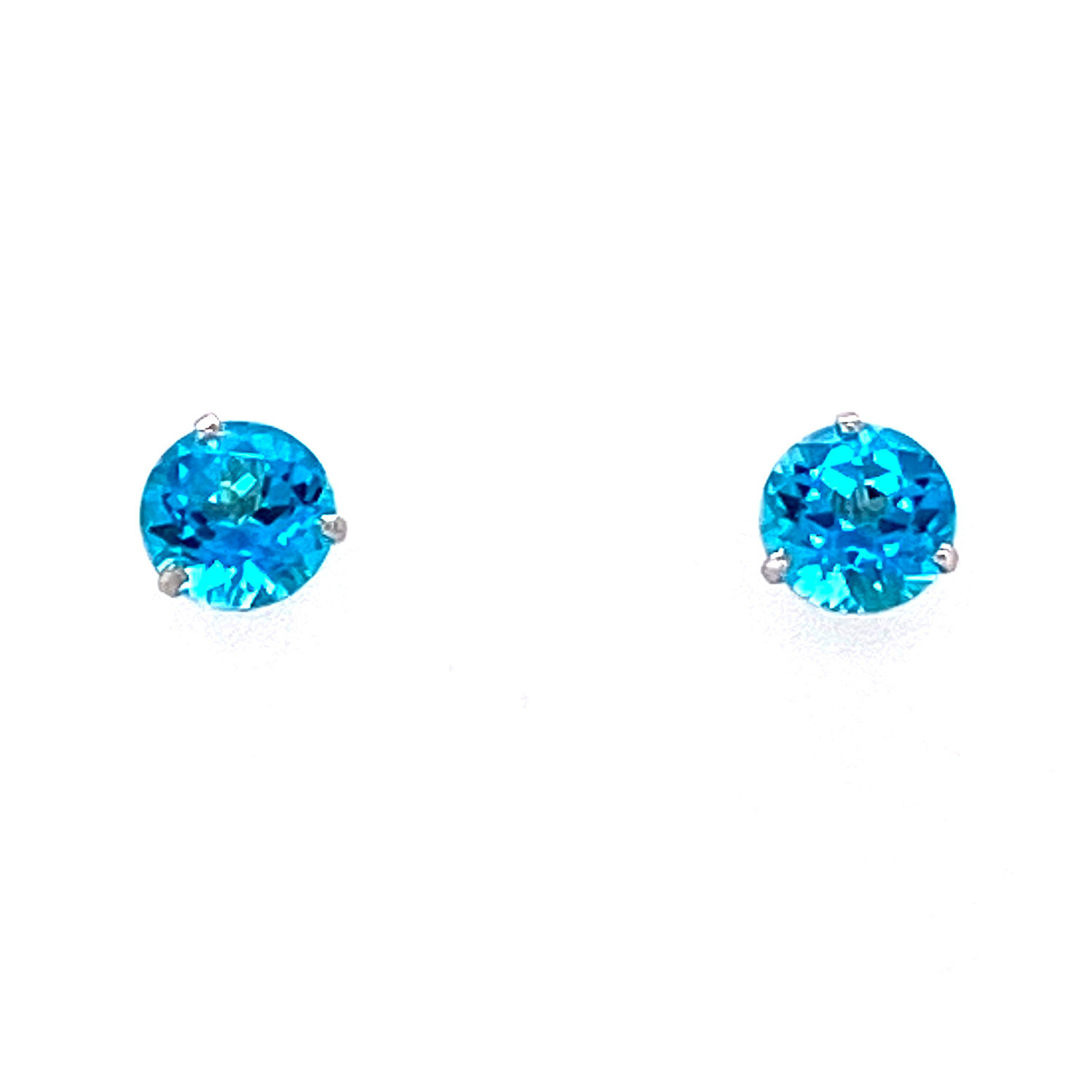 Blue Topaz Studs